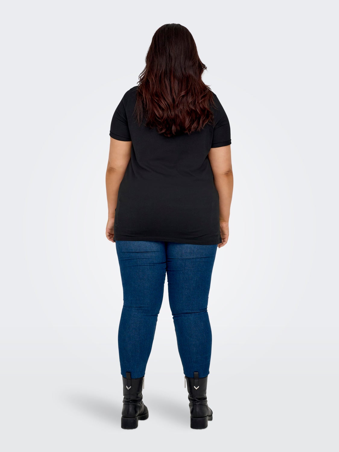 Curvy o-neck t-shirt