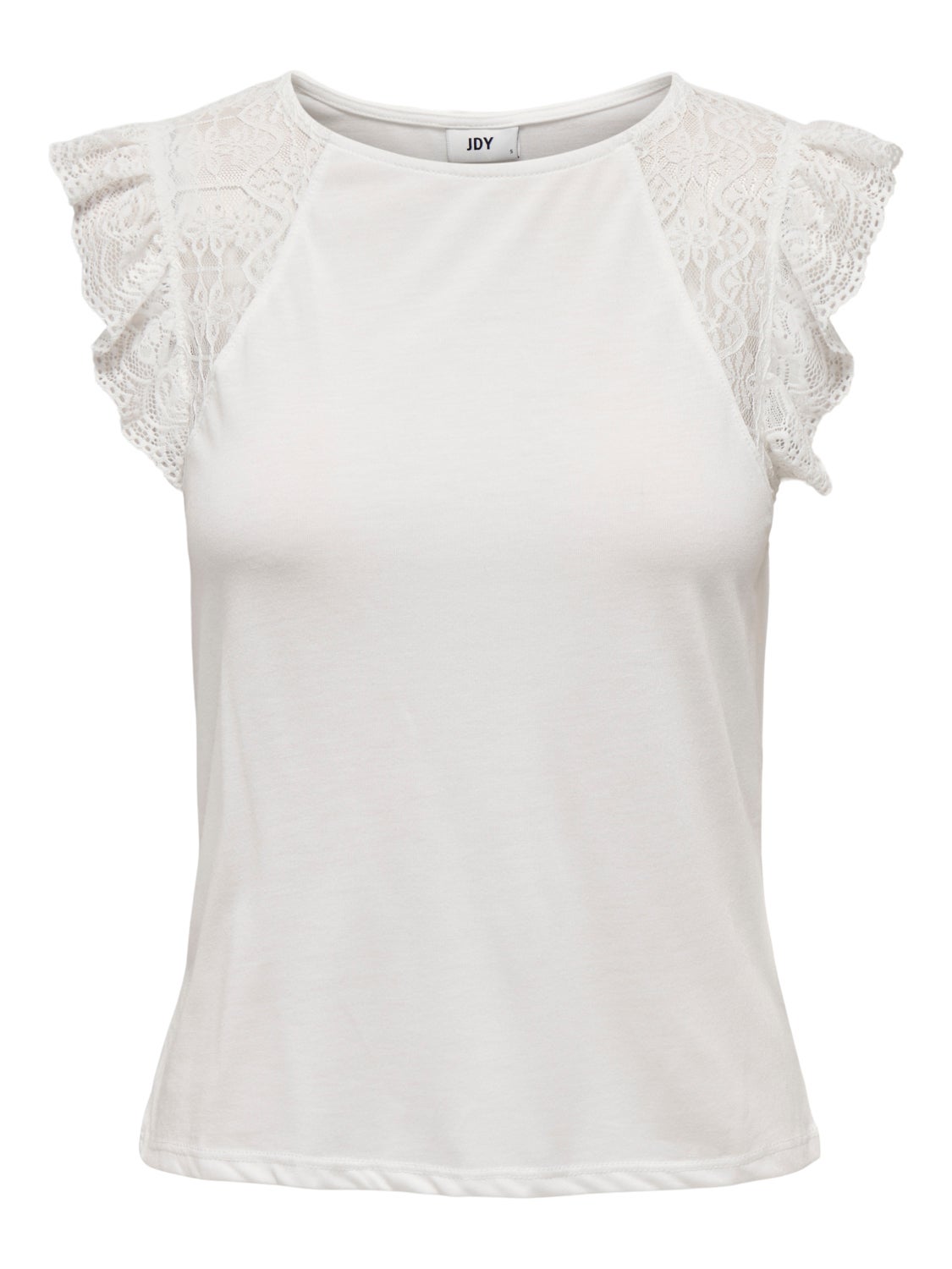 Top with lace and frills