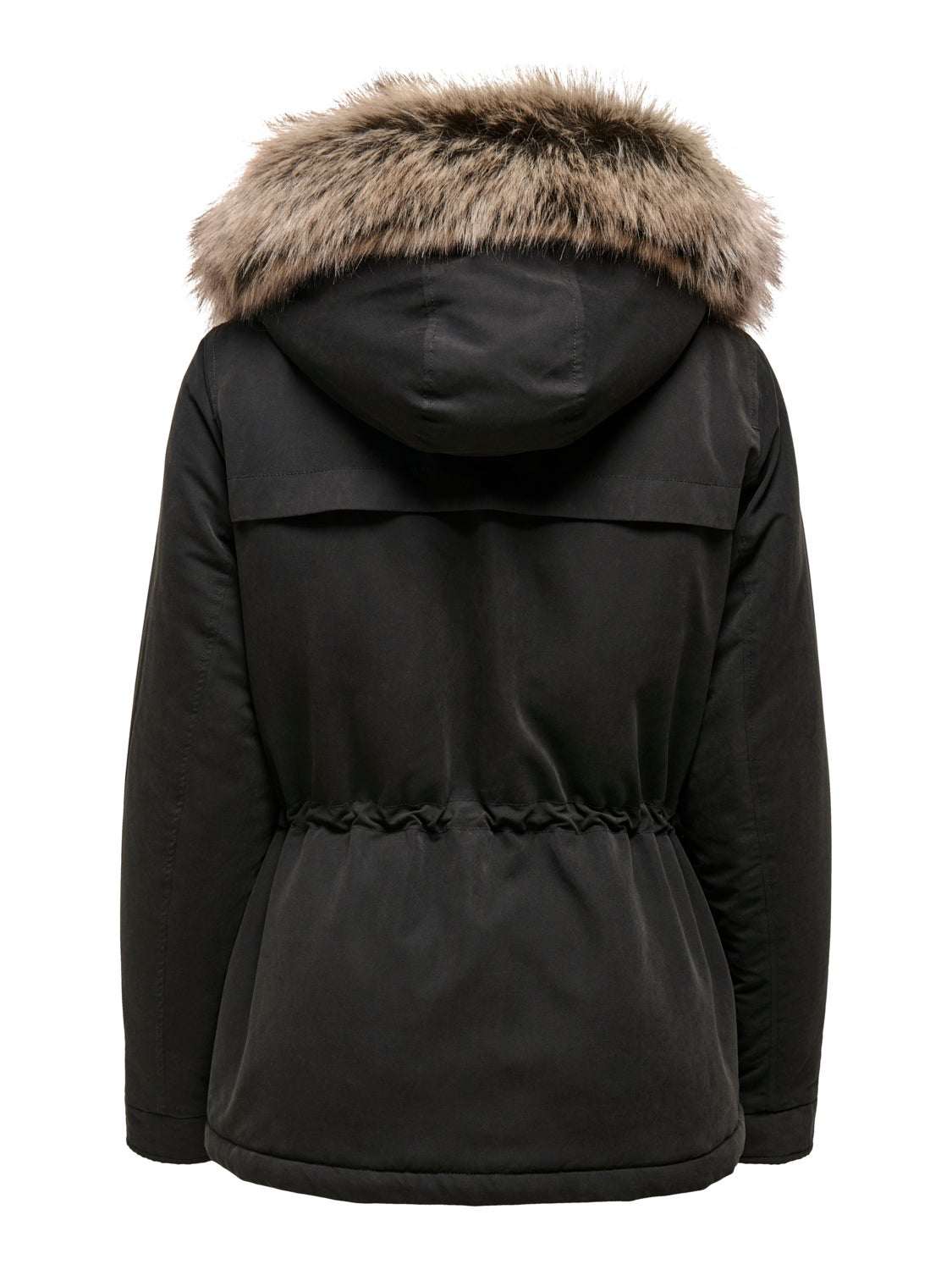 Short hooded parka
