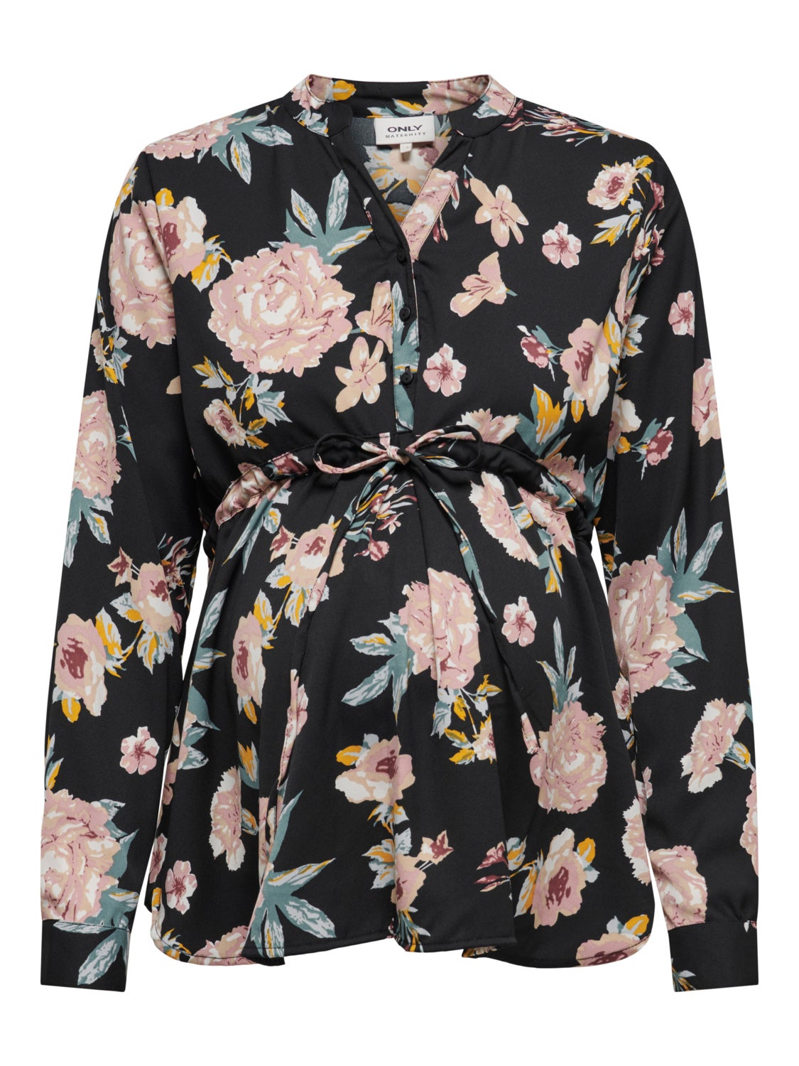 Mama 7/8 sleeve V-neck Top