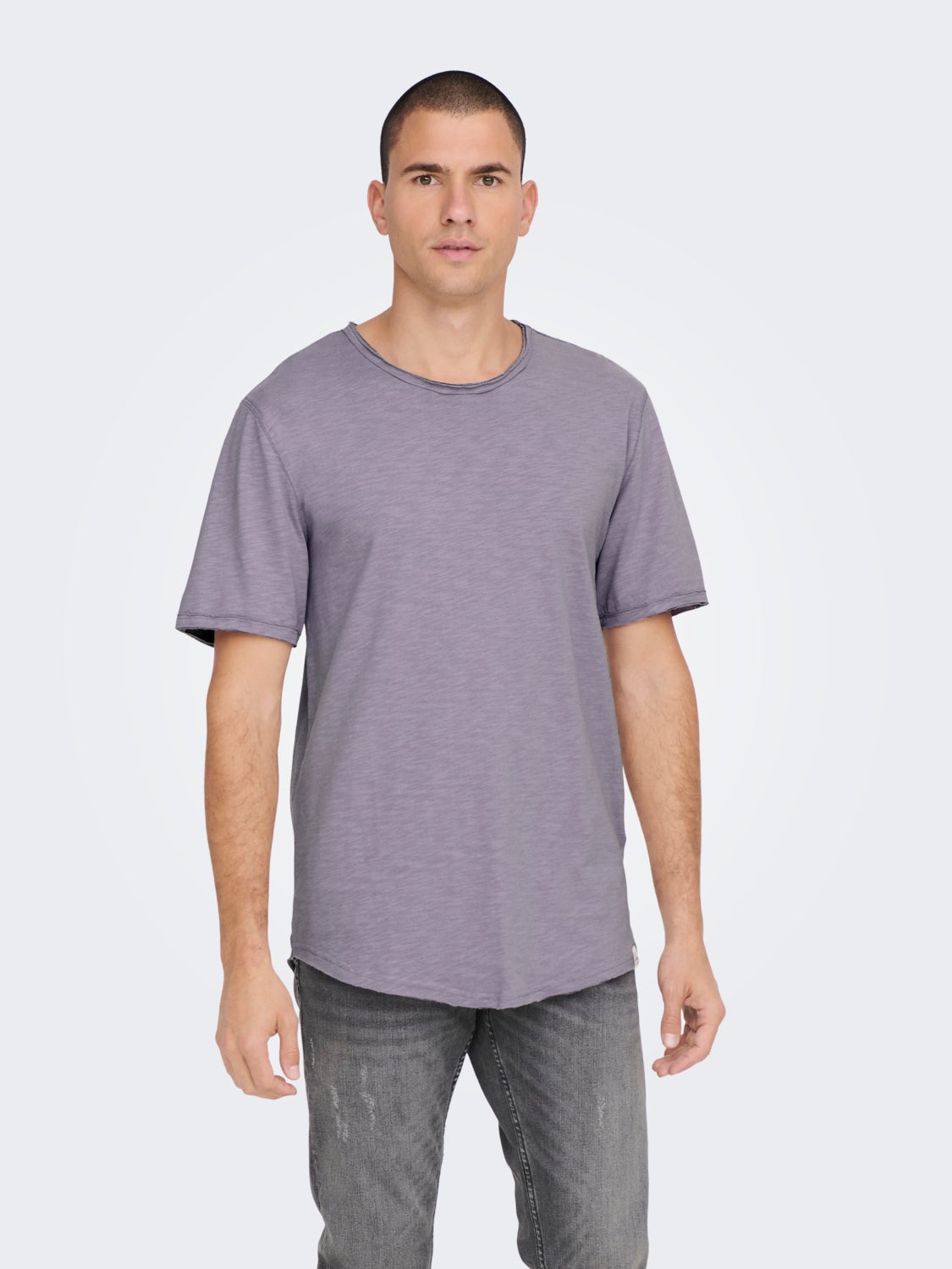 Basic o-hals t-shirt