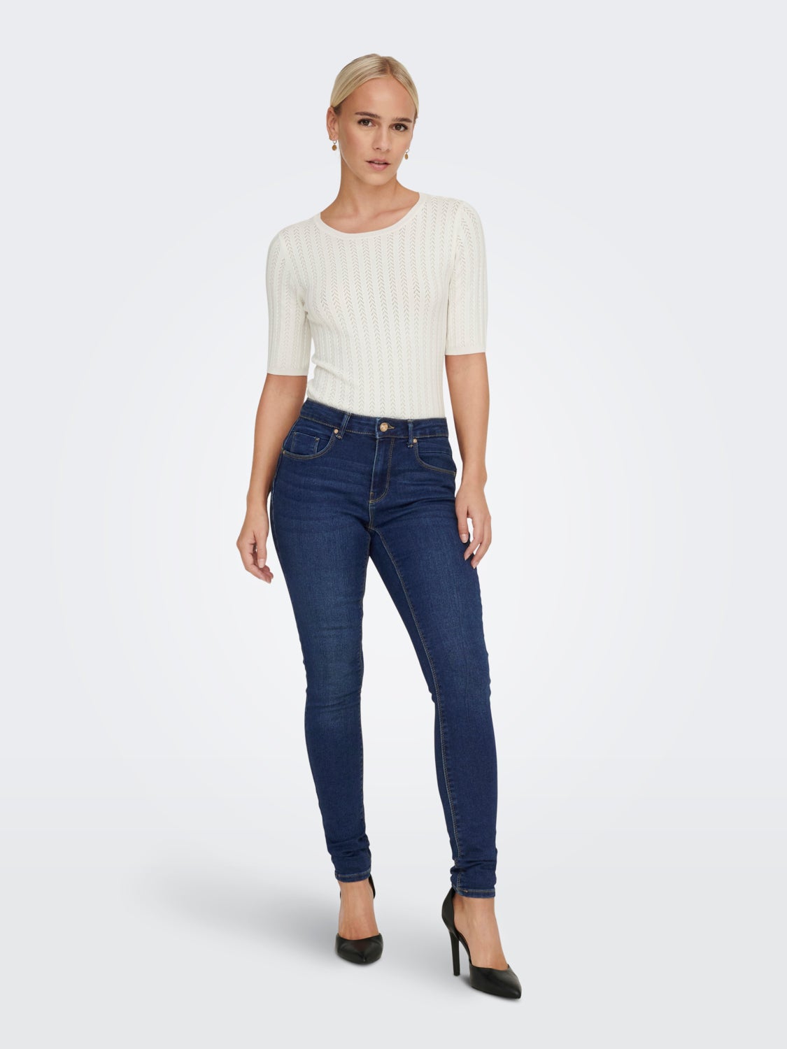 ONLDaisy life reg push up Skinny fit jeans