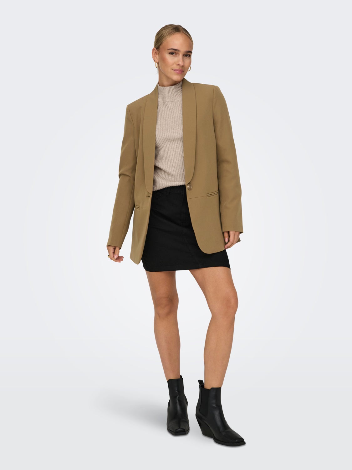 Classic box fit blazer