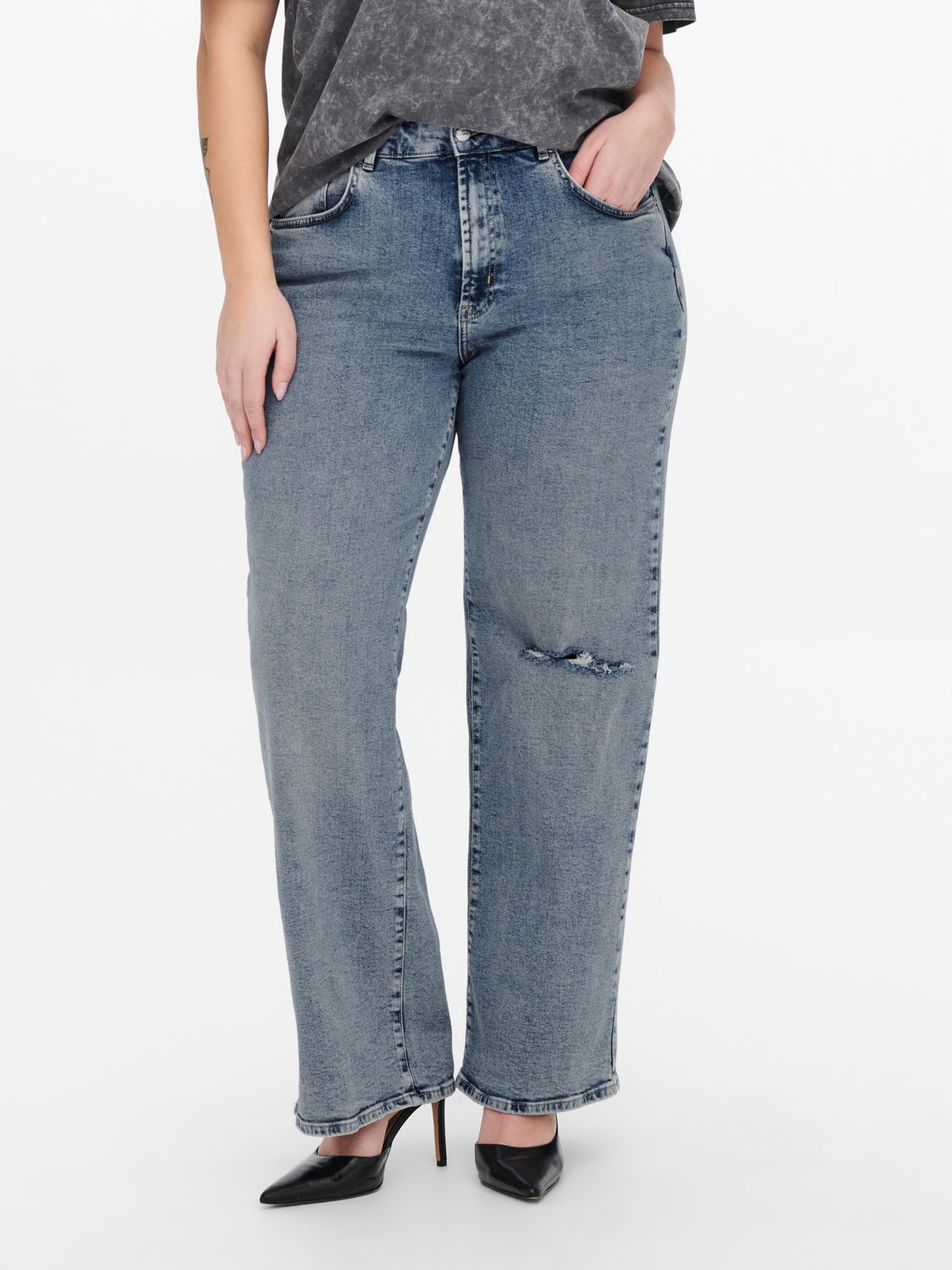 Curvy CARHope ex high waisted jeans