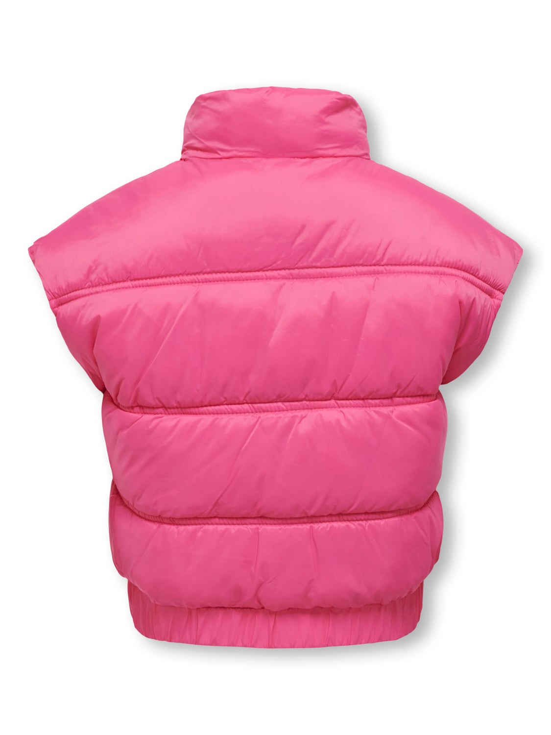 High neck puffer gilet