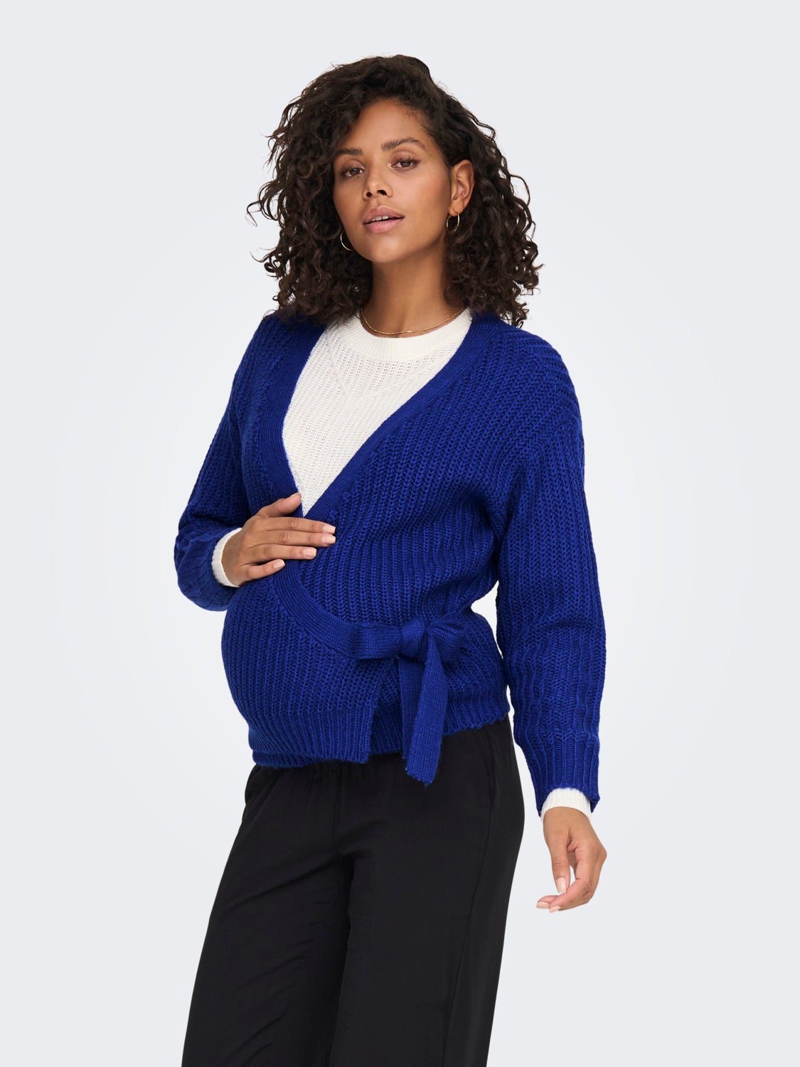 Mama wrap Knitted Cardigan