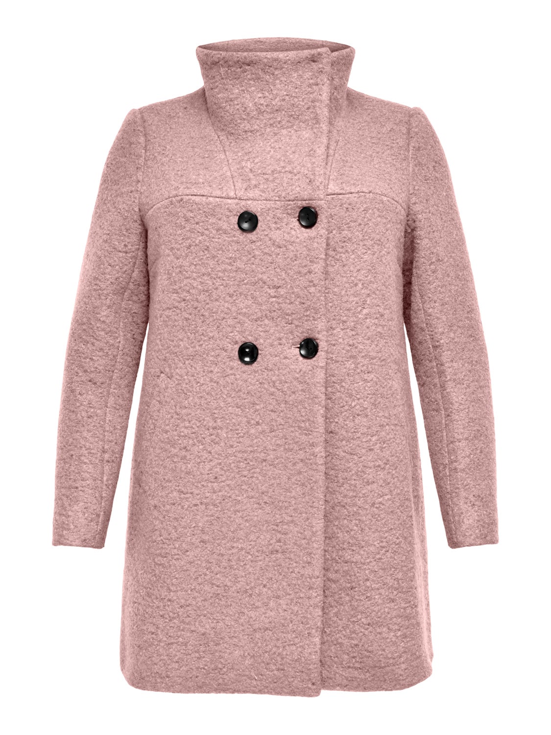 Curvy Wool Coat