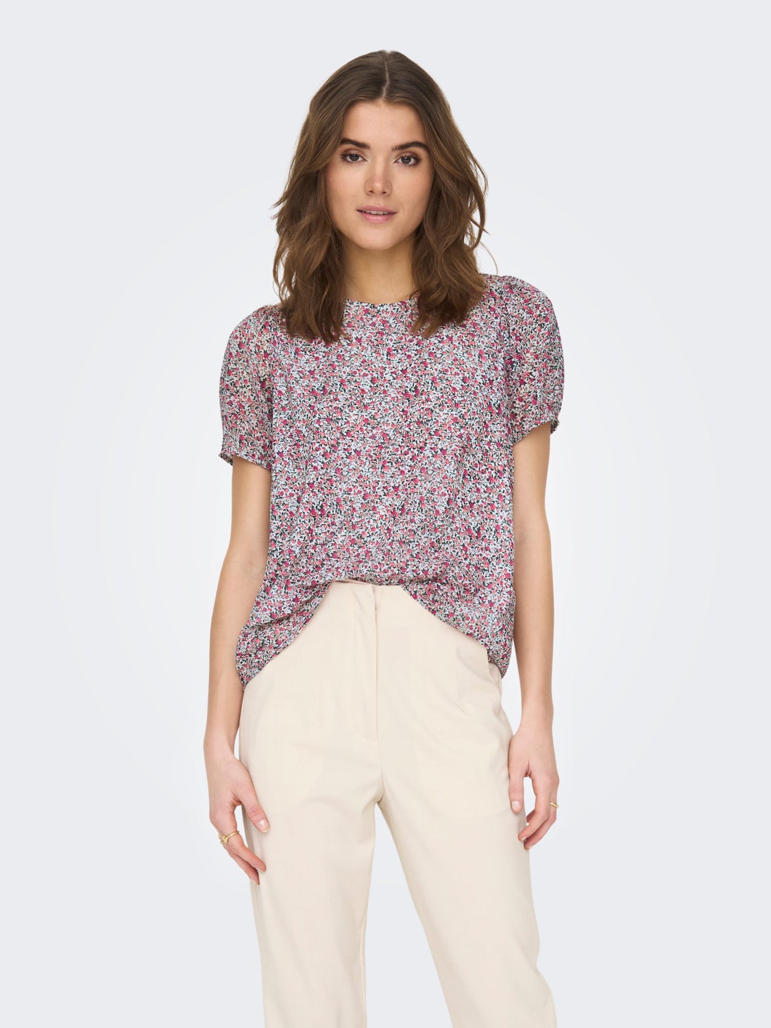 Regular Fit O-Neck Top