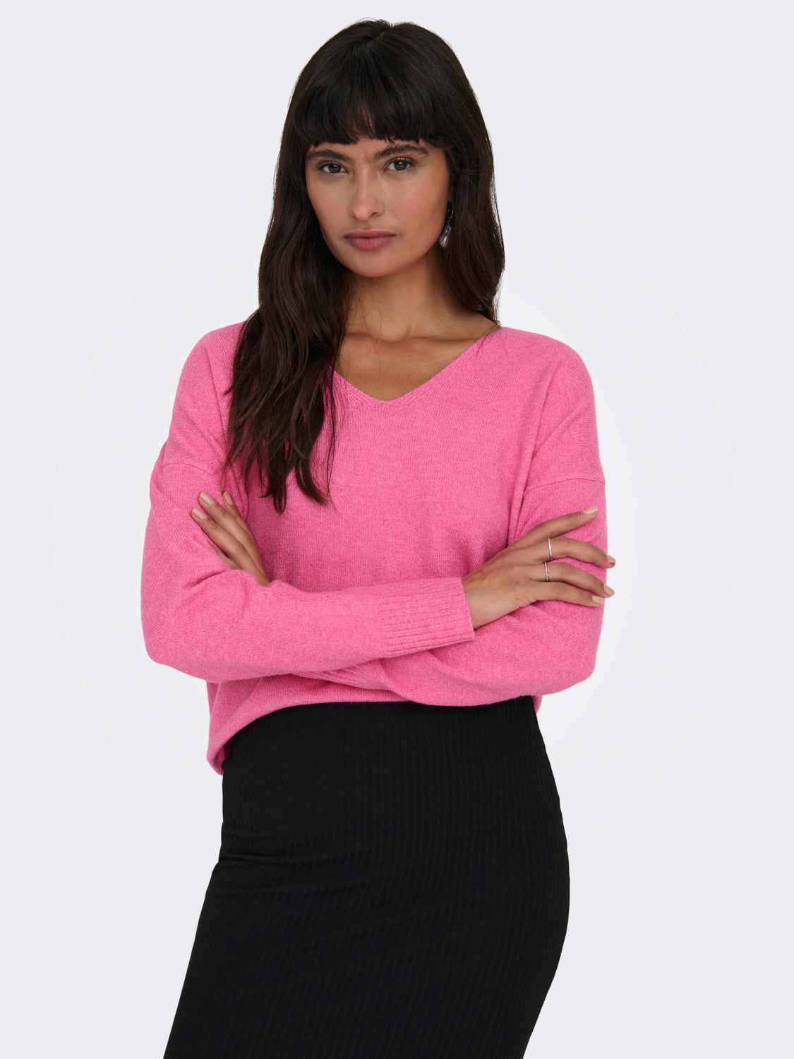 V-neck Knitted Pullover