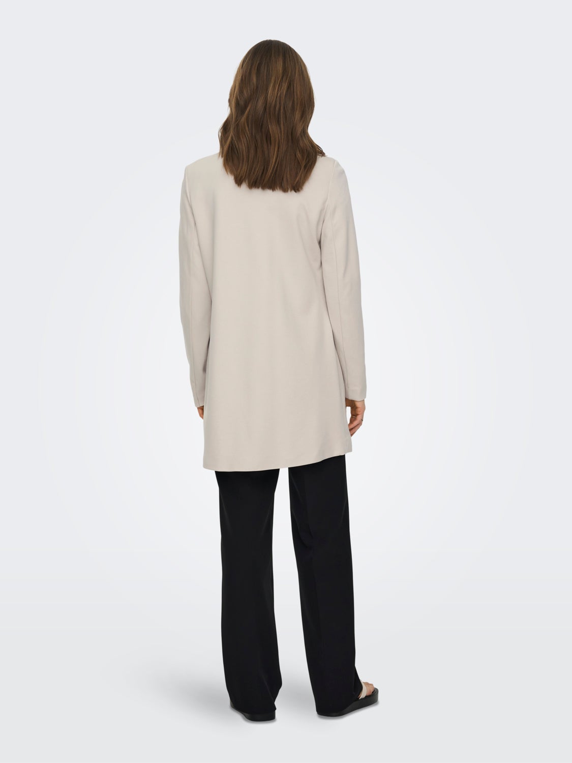 Solid color coatigan