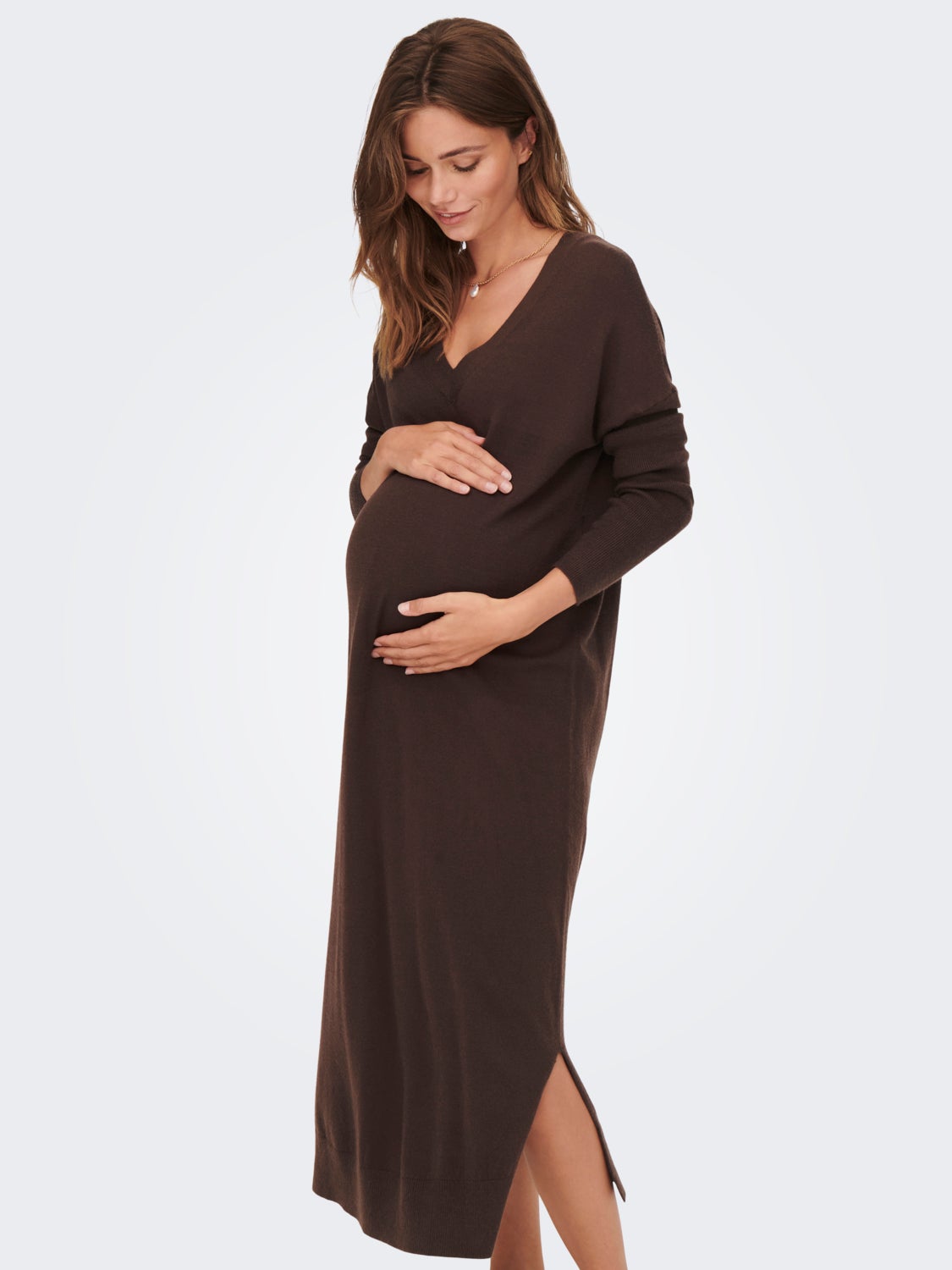 Mama long Long Sleeved dress
