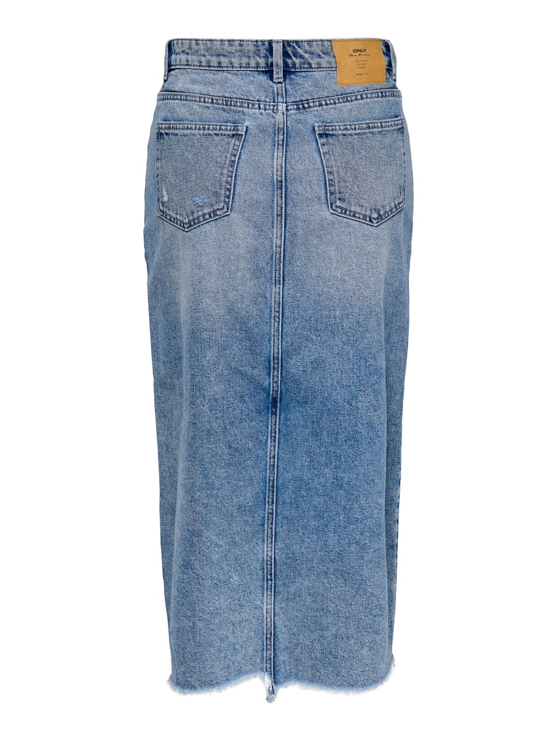 Midi slit Denim skirt