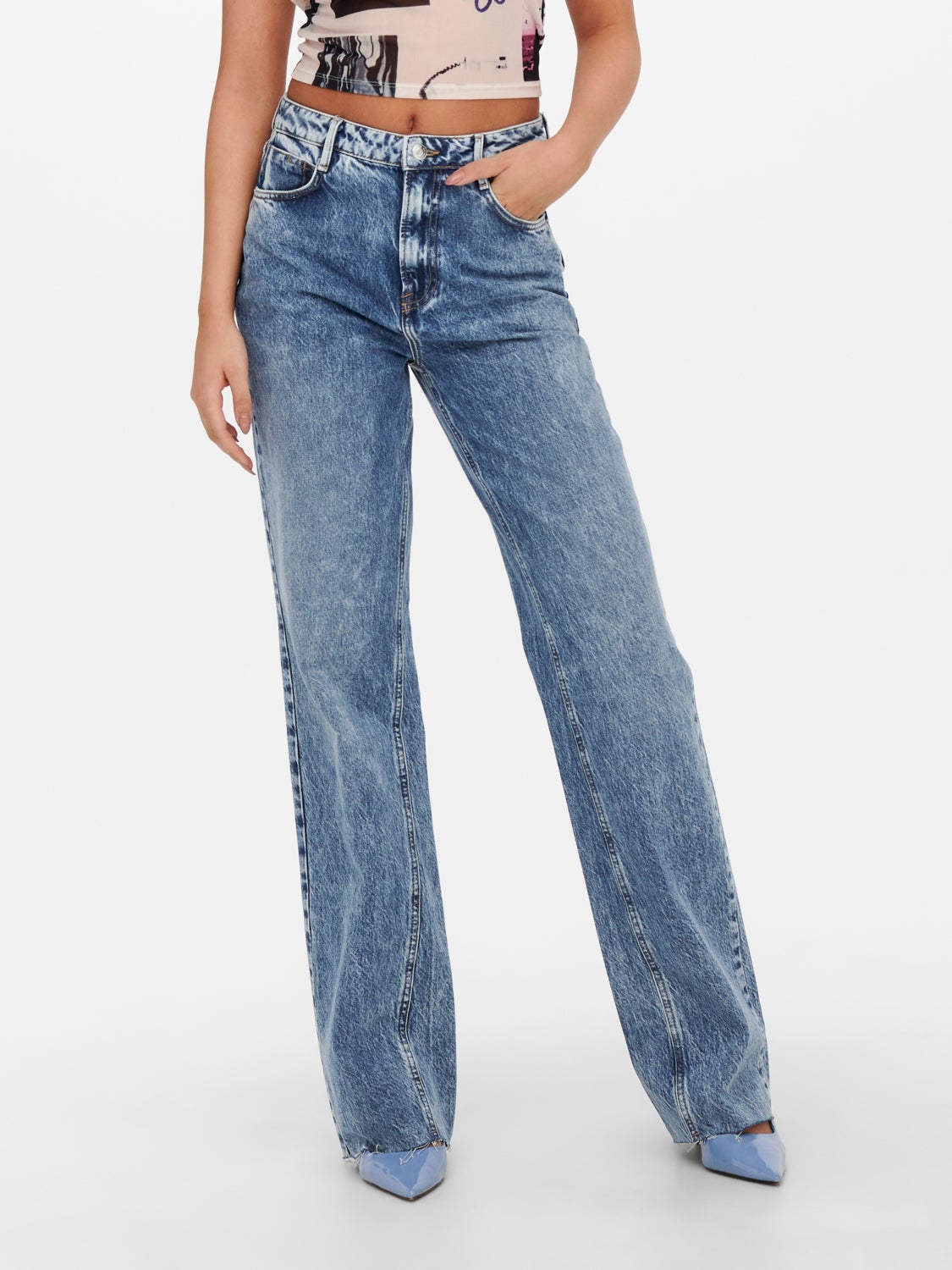 NEOPhiline wide high waisted jeans