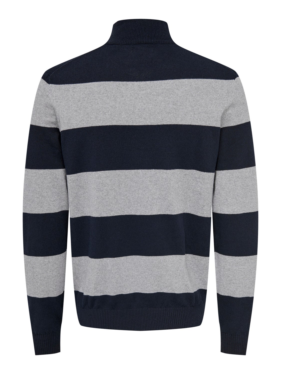 Half zip knitted pullover