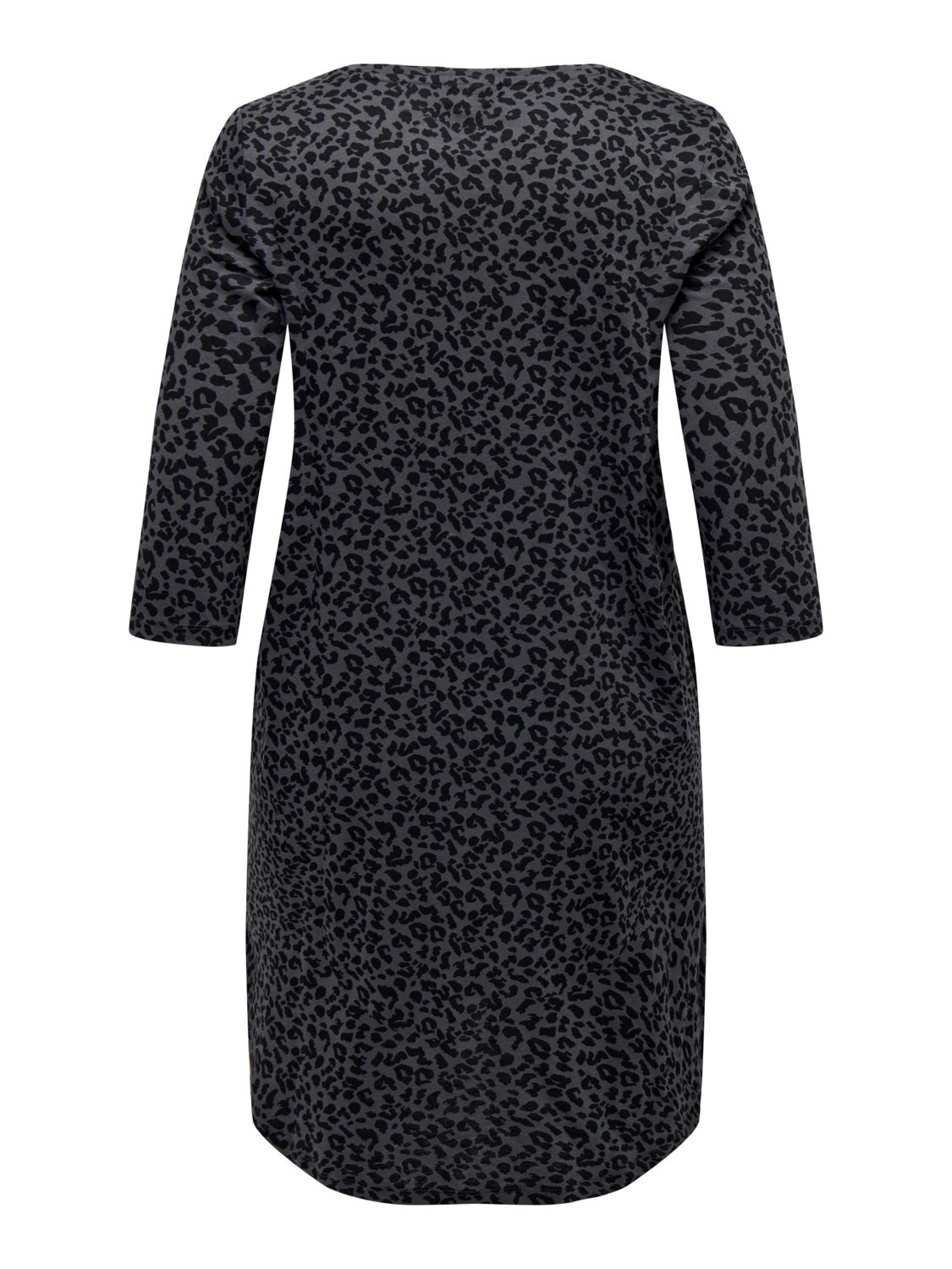 Curvy printed mini dress