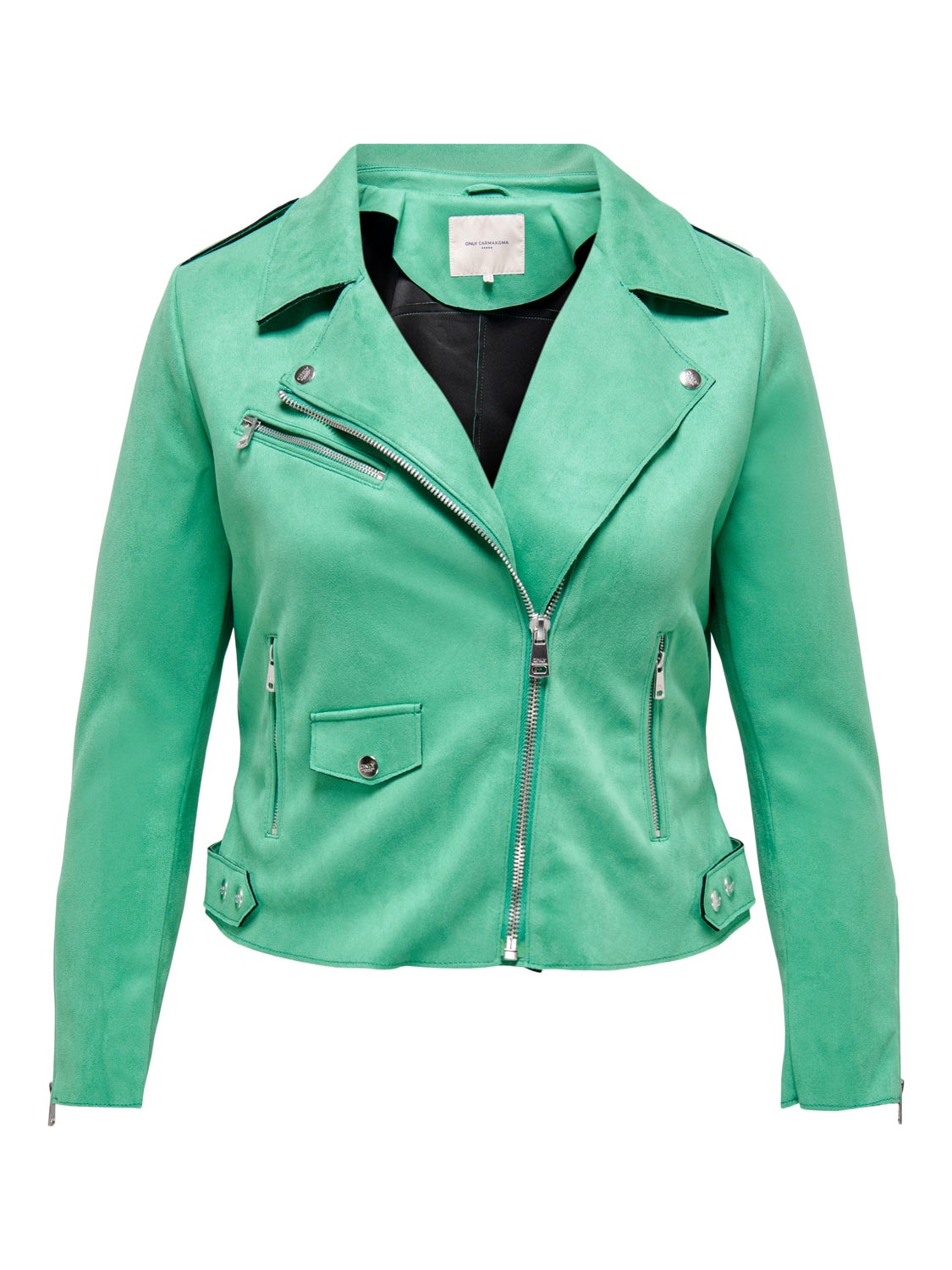 Curvy faux suede Jacket