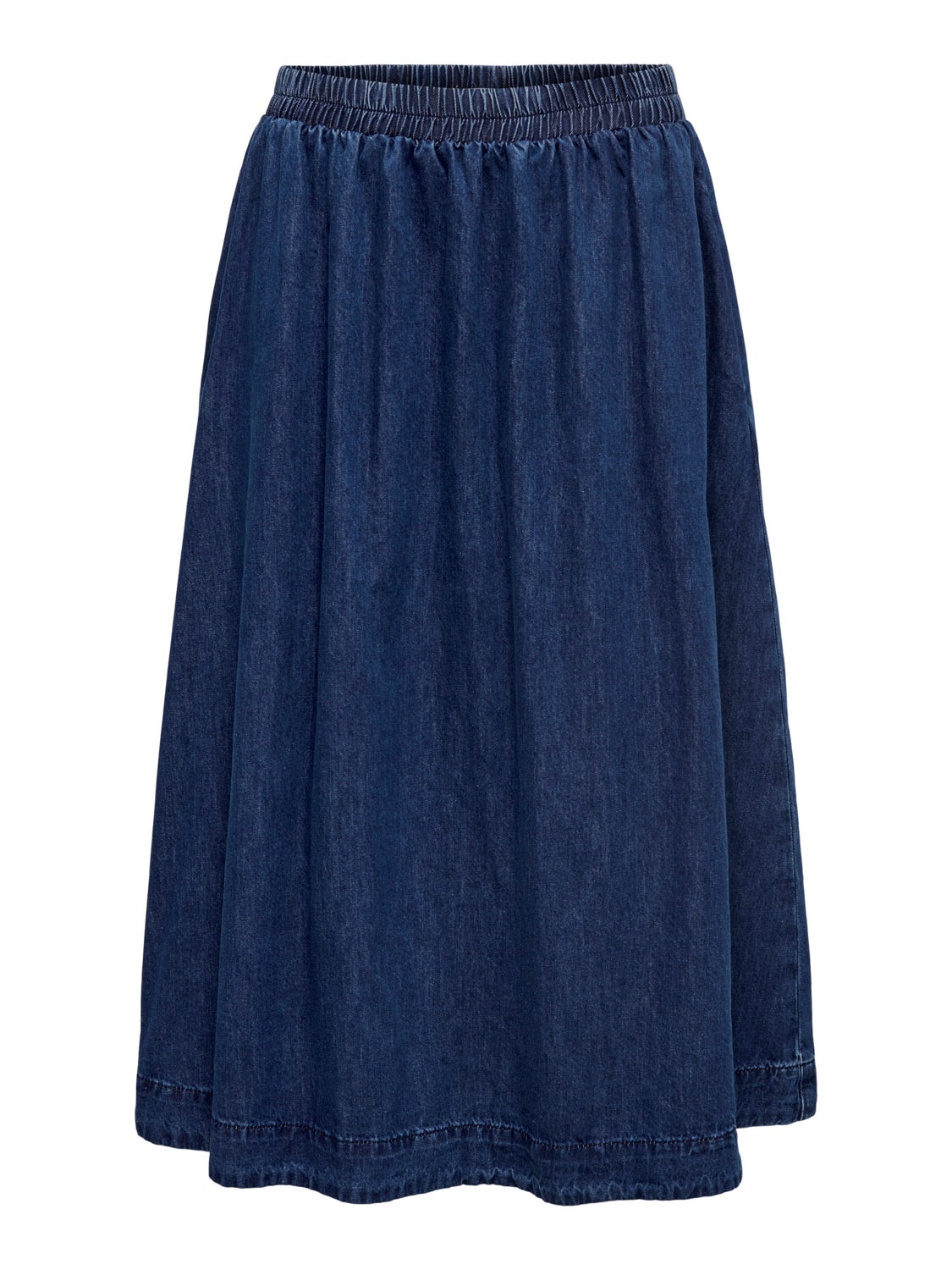 Midi denim skirt