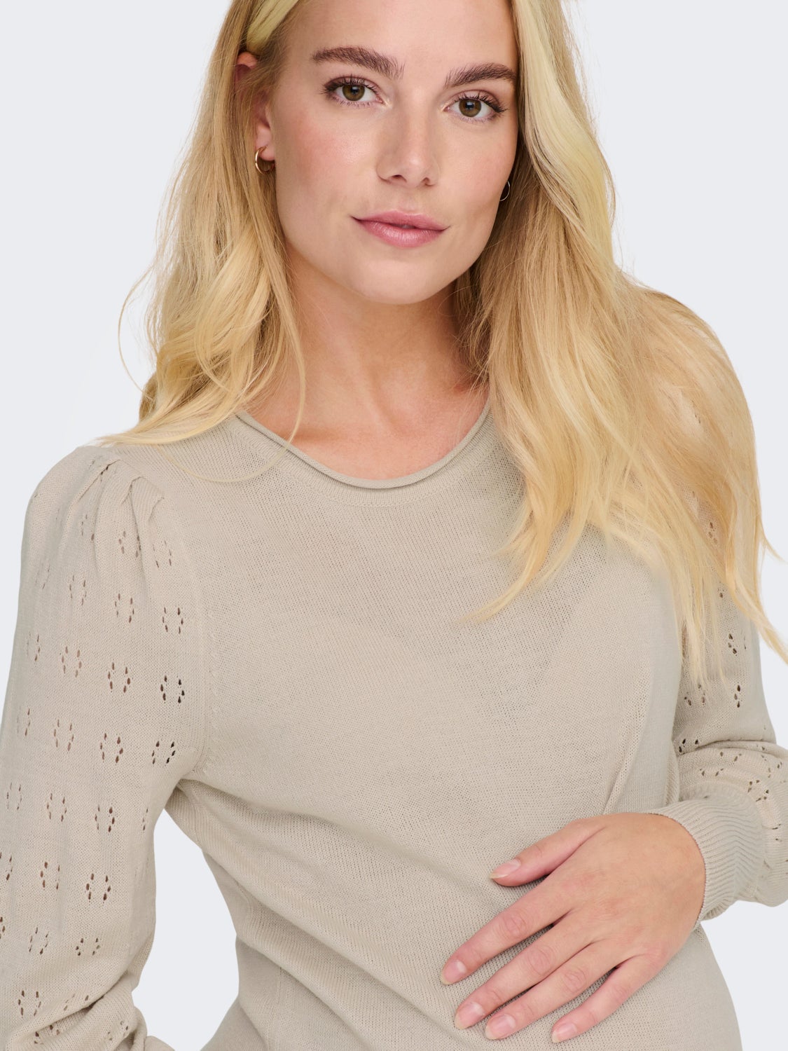 Mama Long sleeved Knitted Dress