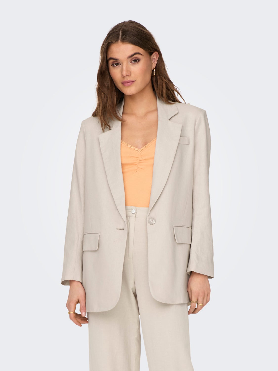 Oversize Fit Reverse Blazer