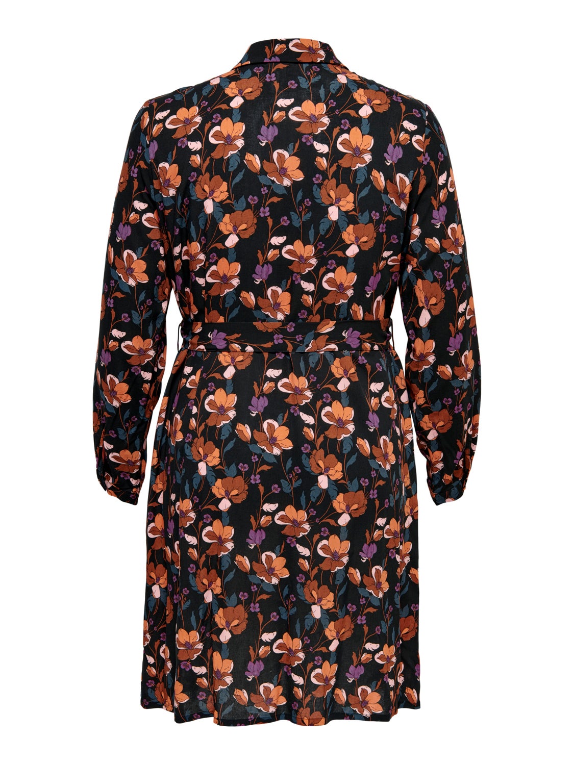 Curvy patterned Shirt dress