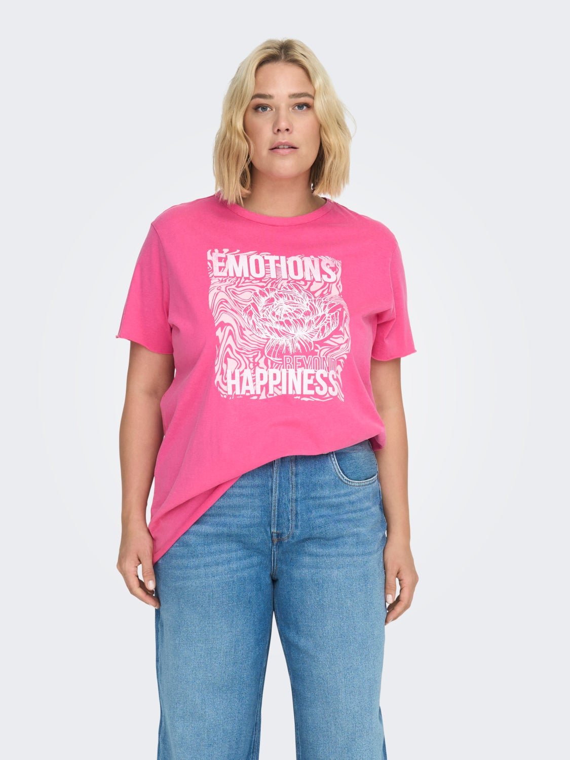 Curvy printed t-shirt