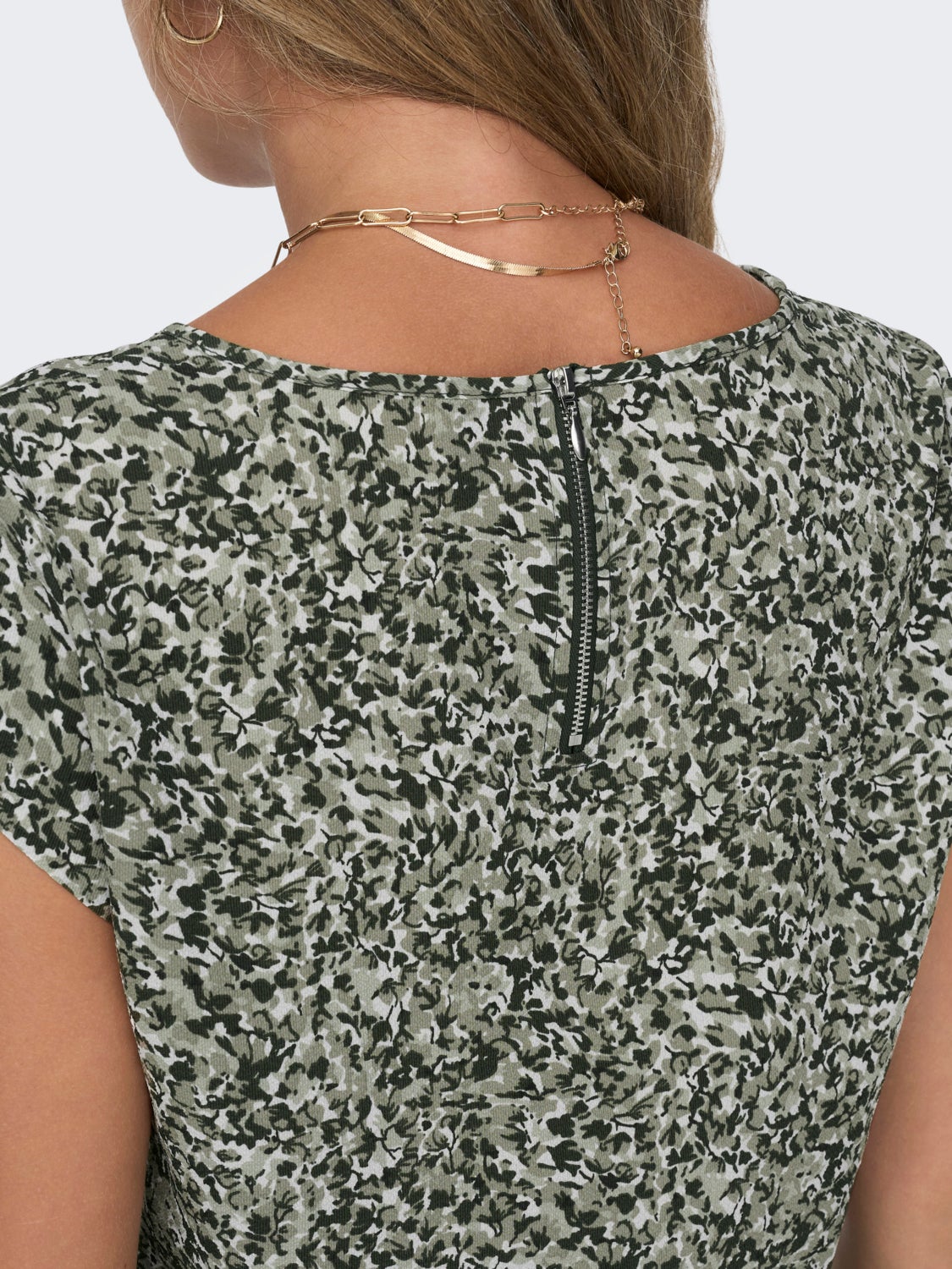 Printed Short Sleeved Top