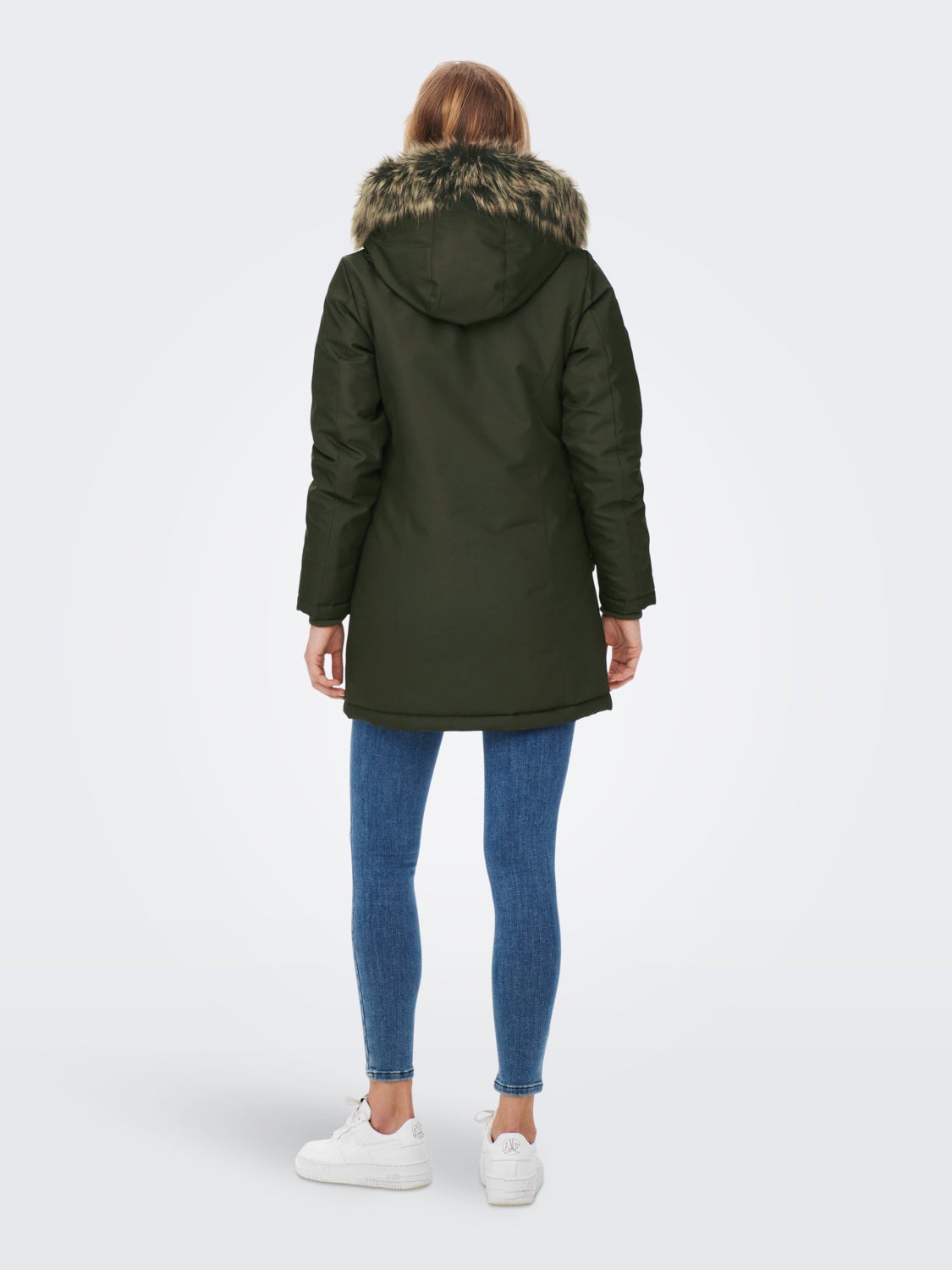 Solid Parka coat