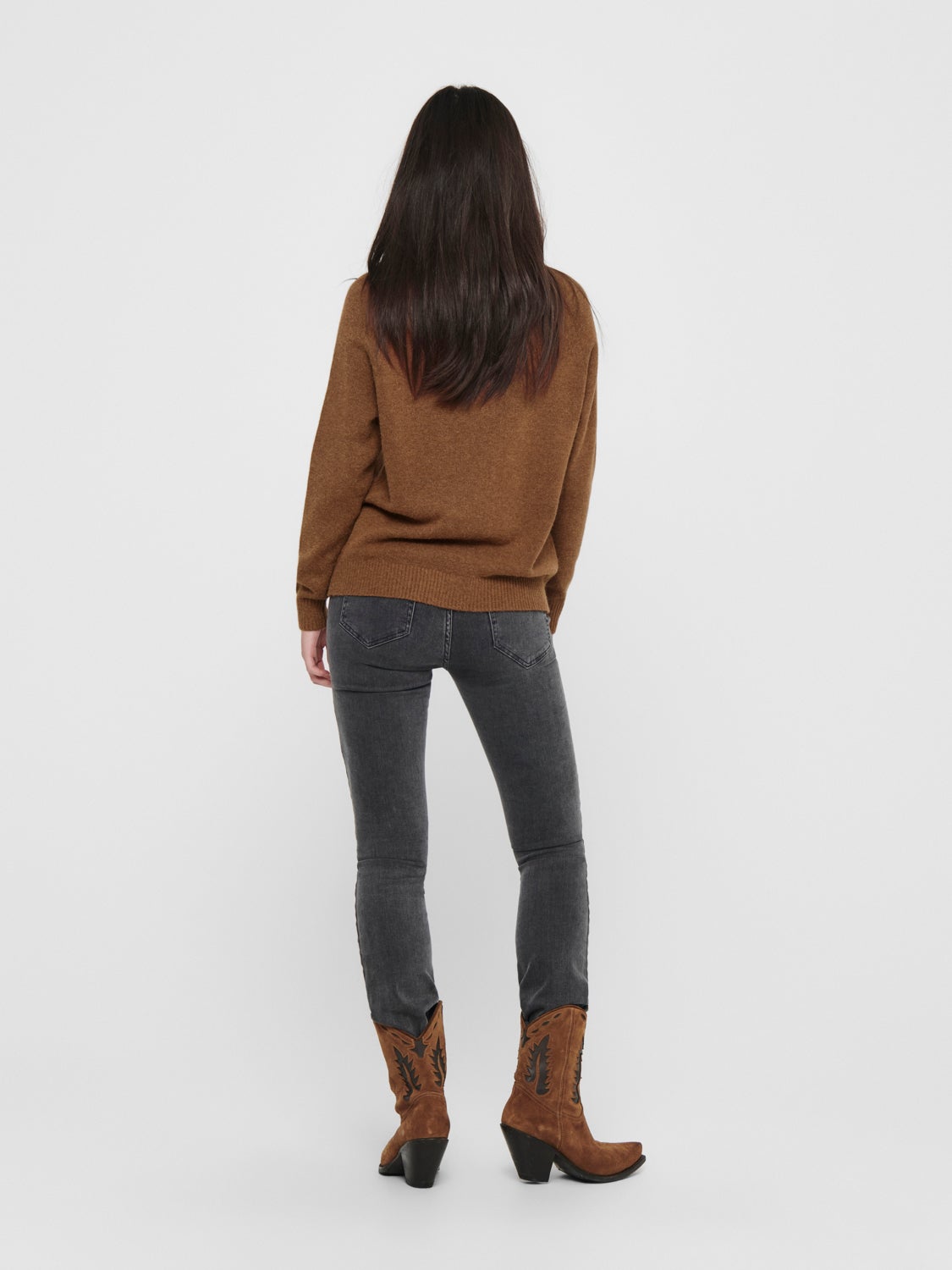 Solid colored Knitted Pullover