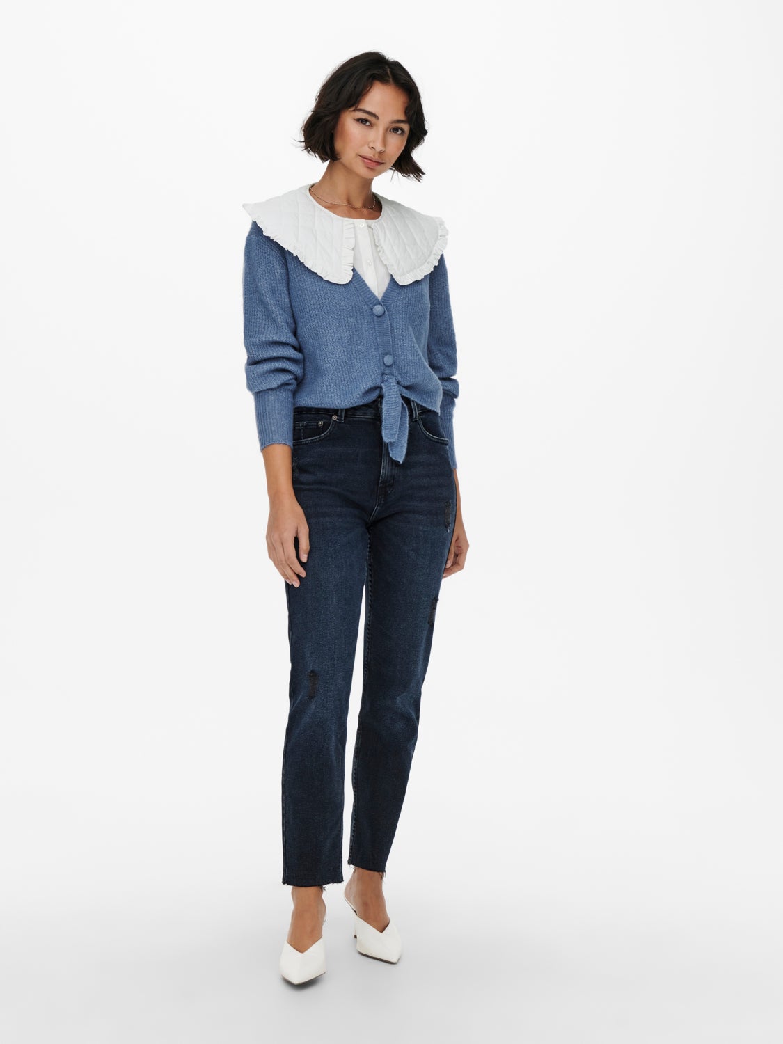 Quilted shirt Collar