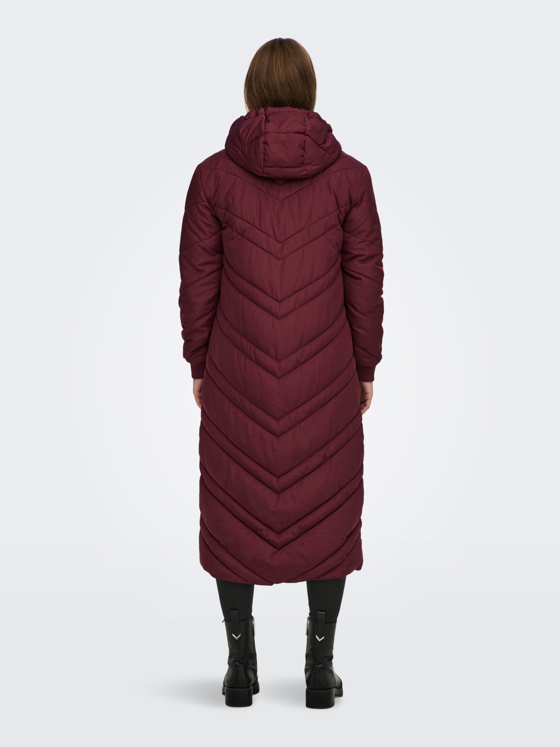 X-long padded hood Jacket