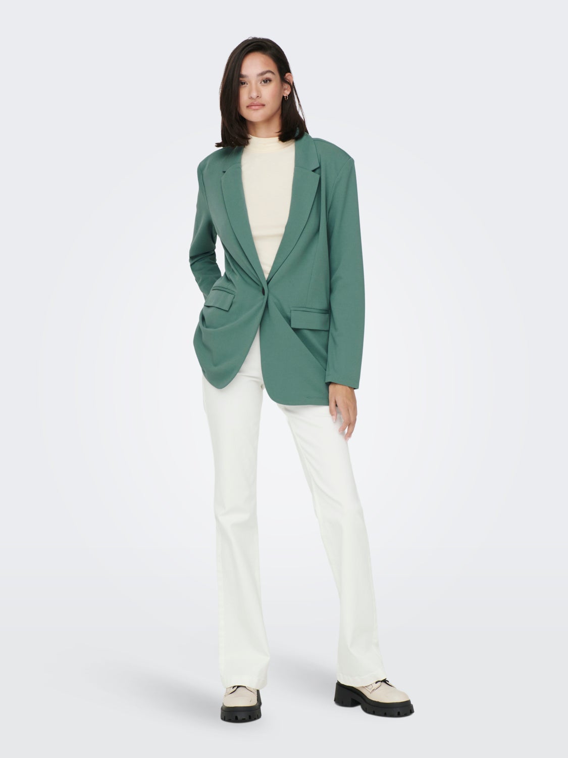 Classic box fit blazer