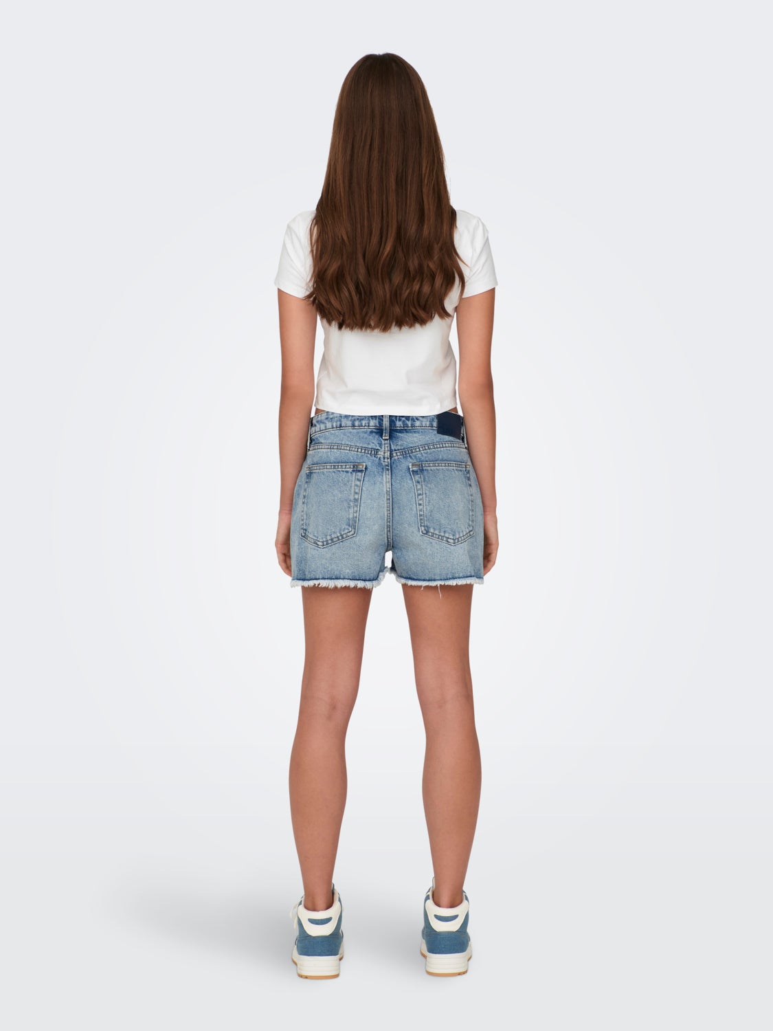 Cropped o-neck t-shirt