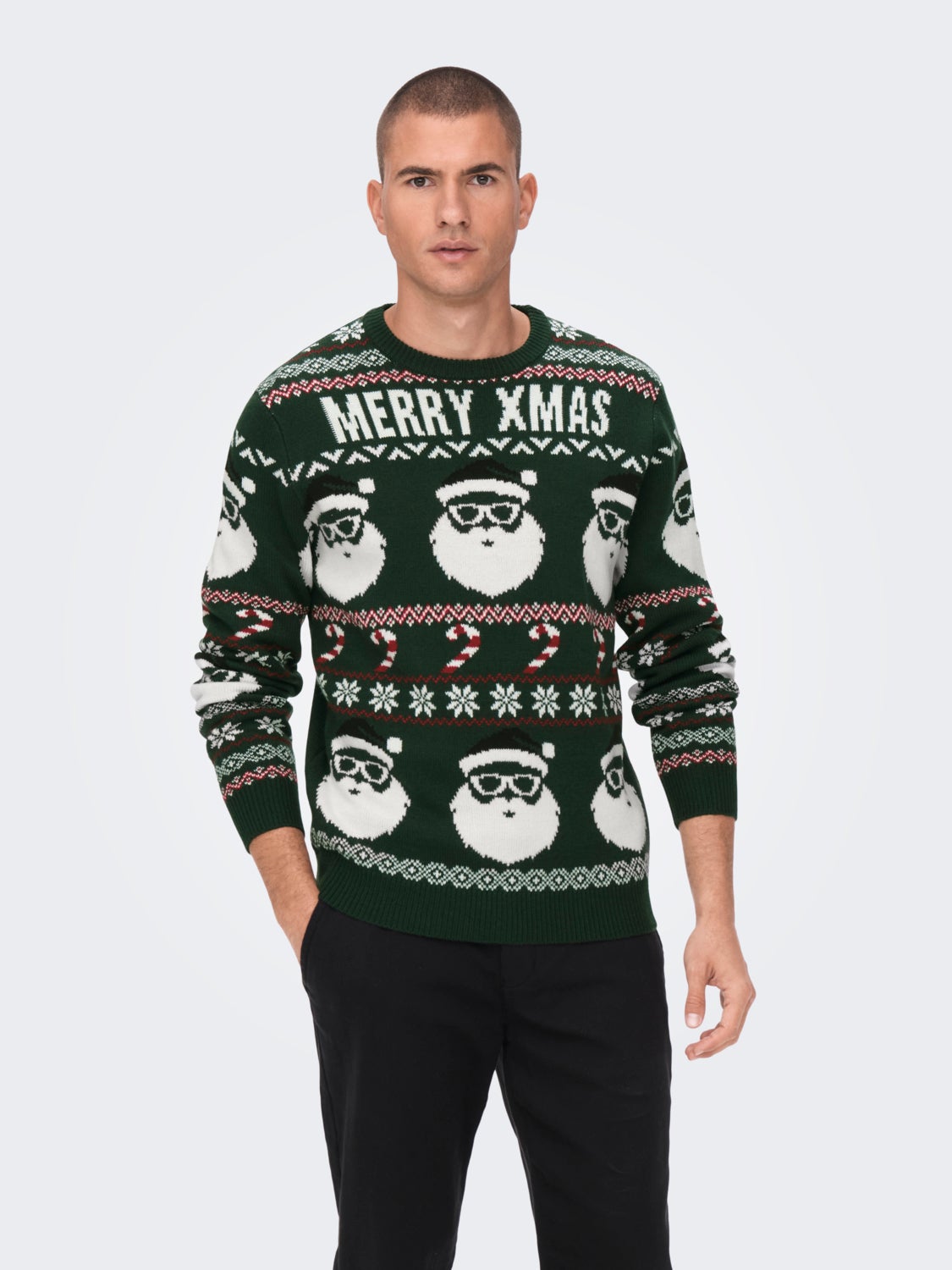 Christmas knitted pullover