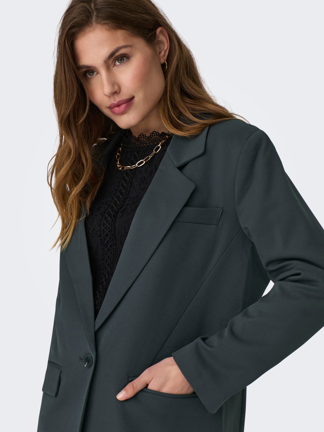 Oversized fit blazer