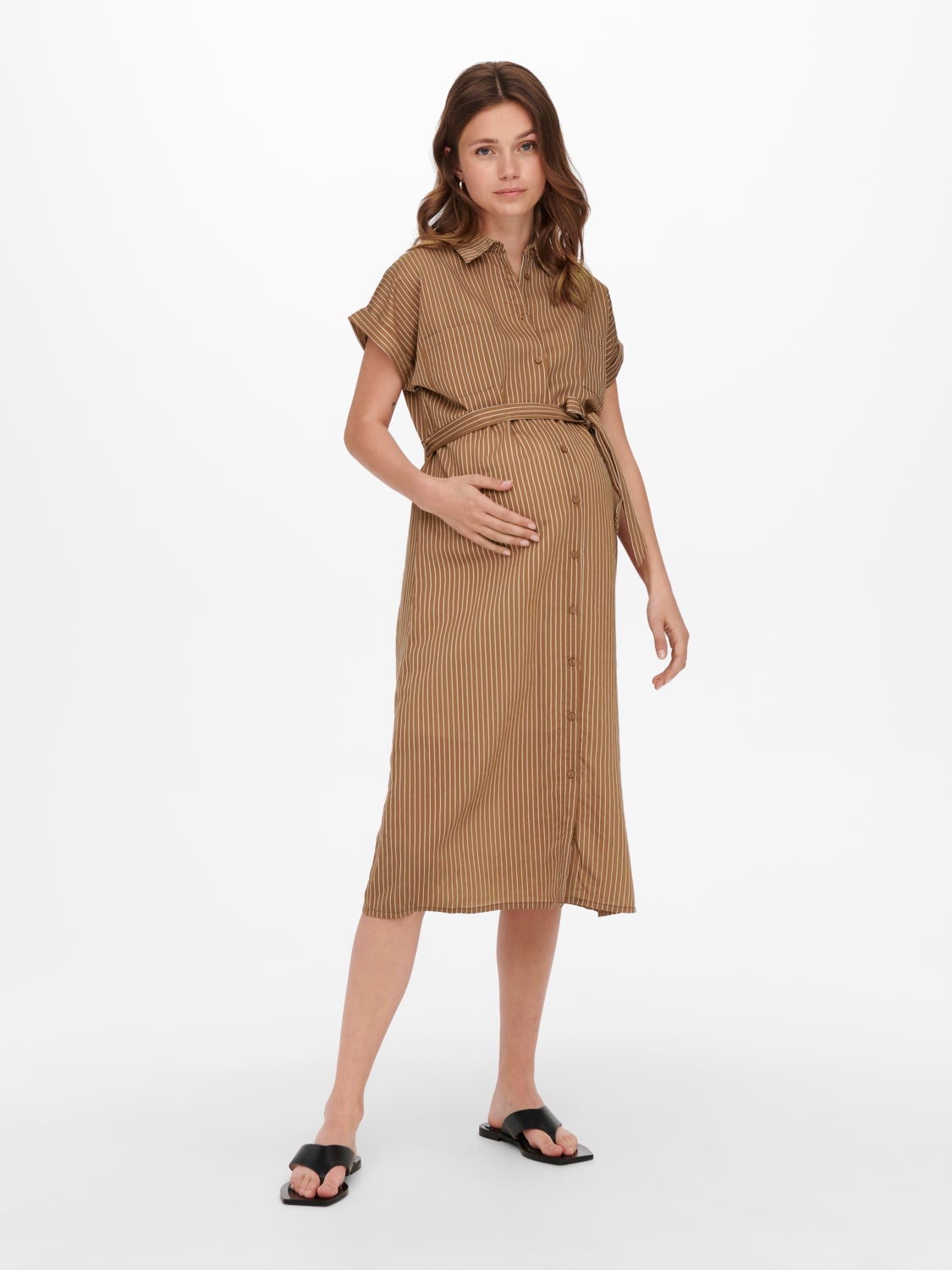 Mama short sleeved Shirt dress