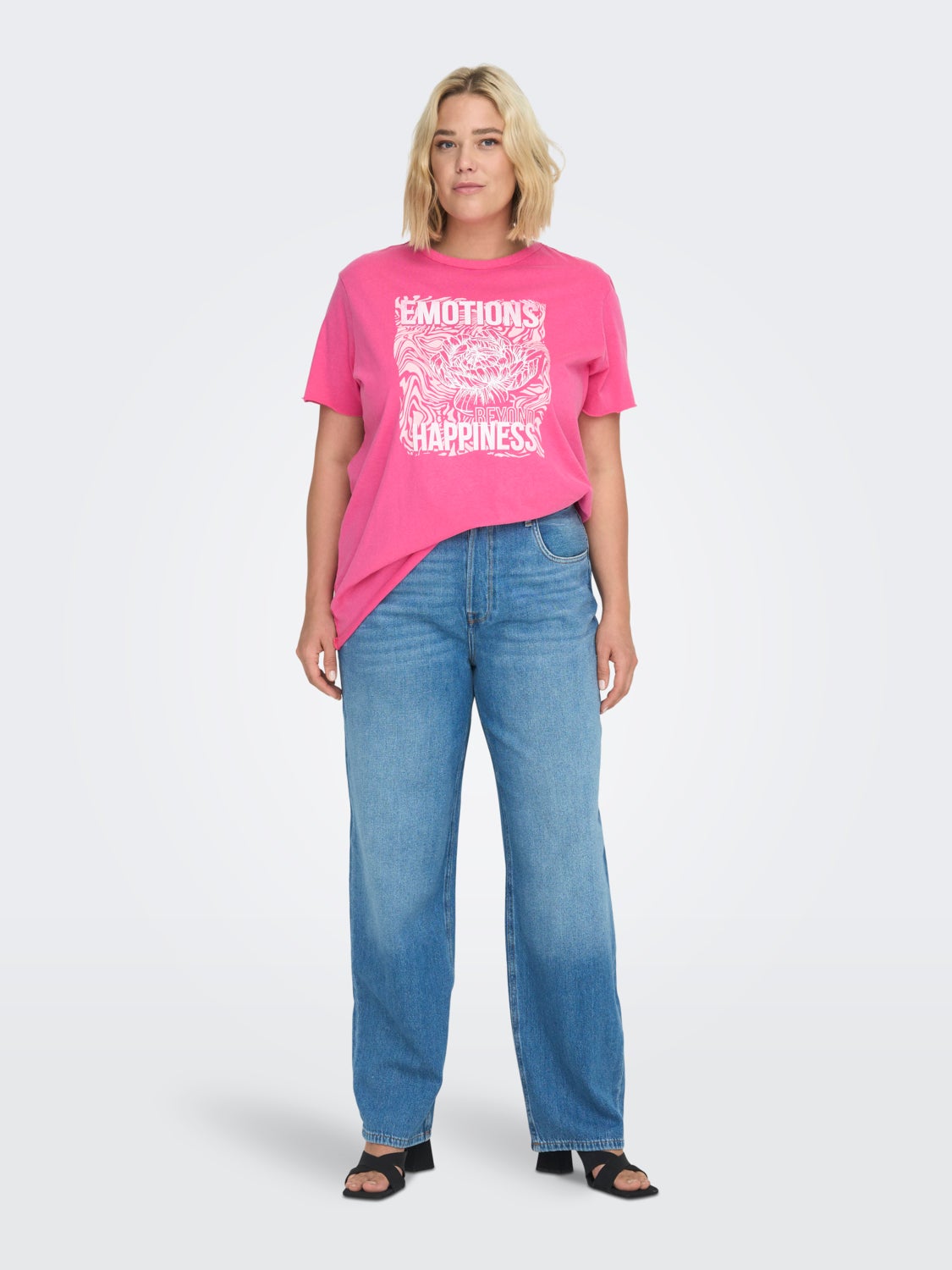 Curvy printed t-shirt