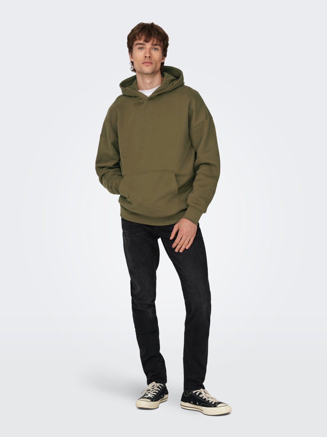 Relaxed fit hoodie