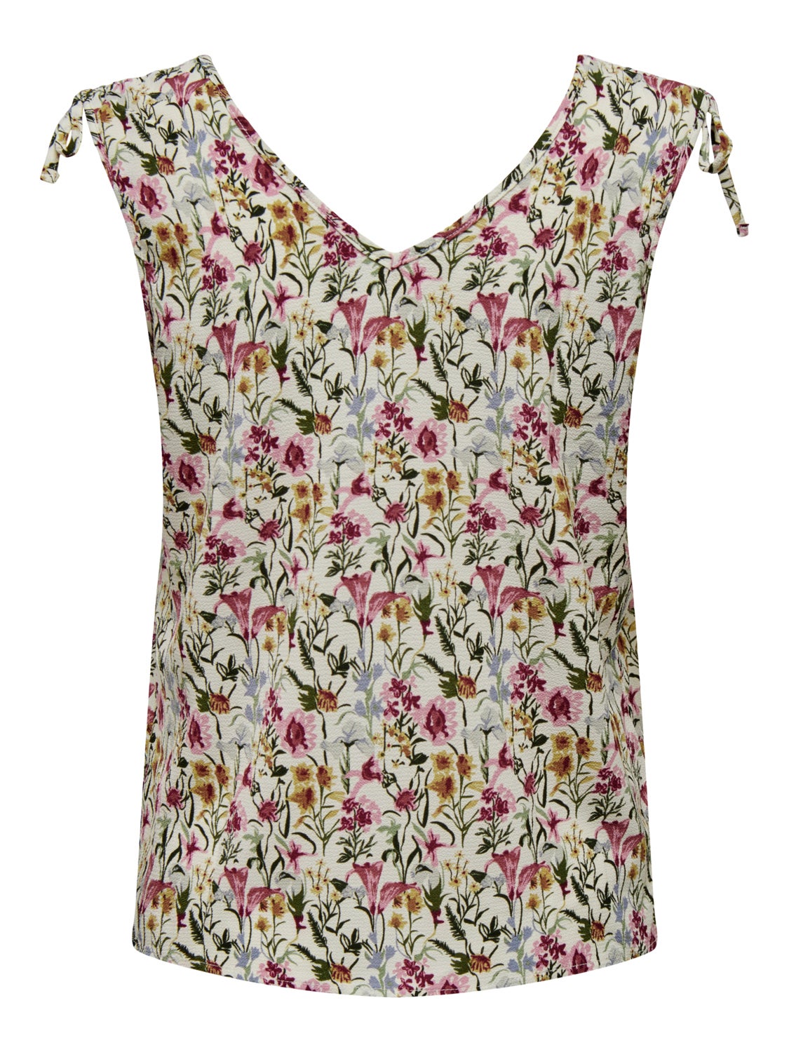 V-Neck Top With Strap Details