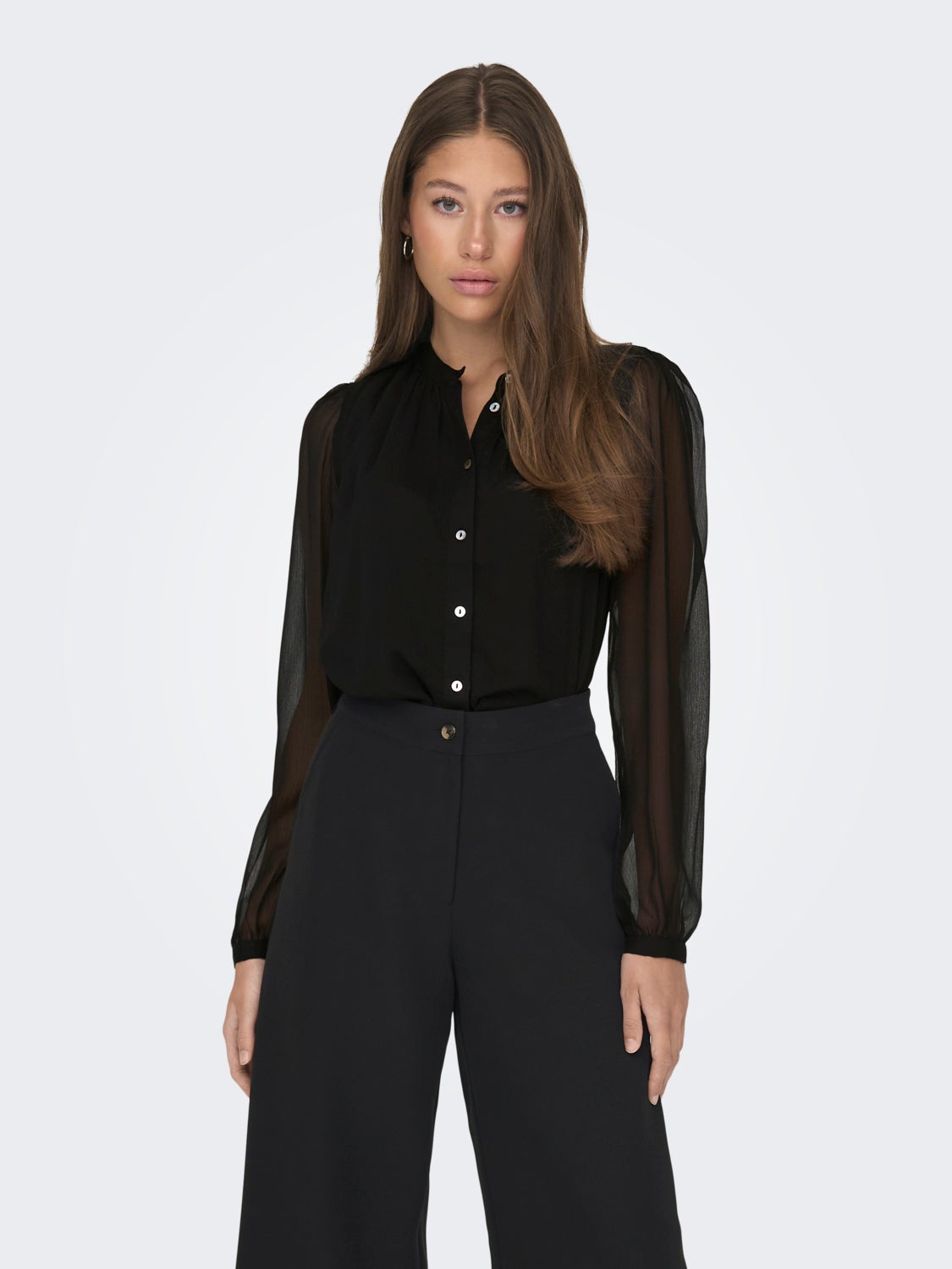 Shirt with china collar