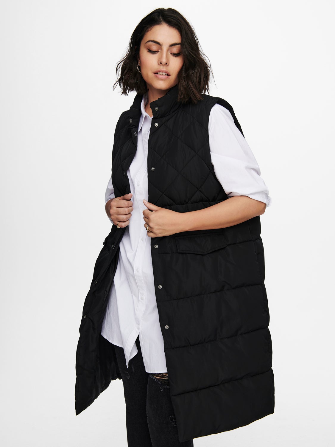 Curvy quilted Waistcoat