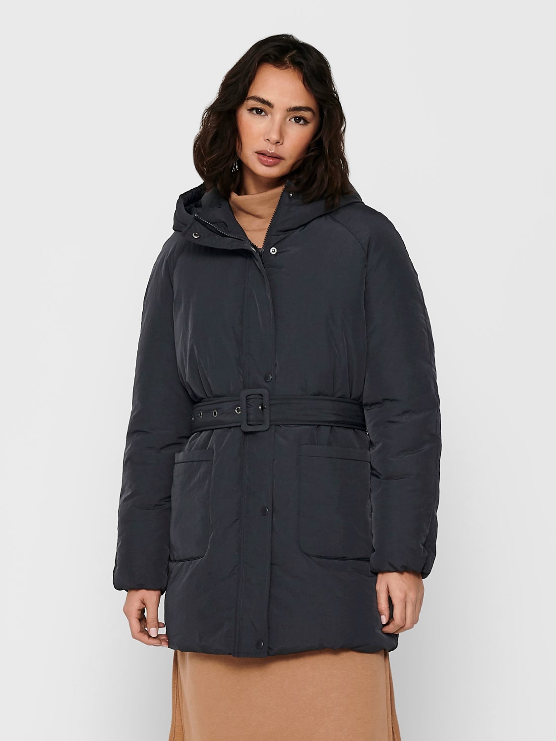 Belt Puffer Jacket