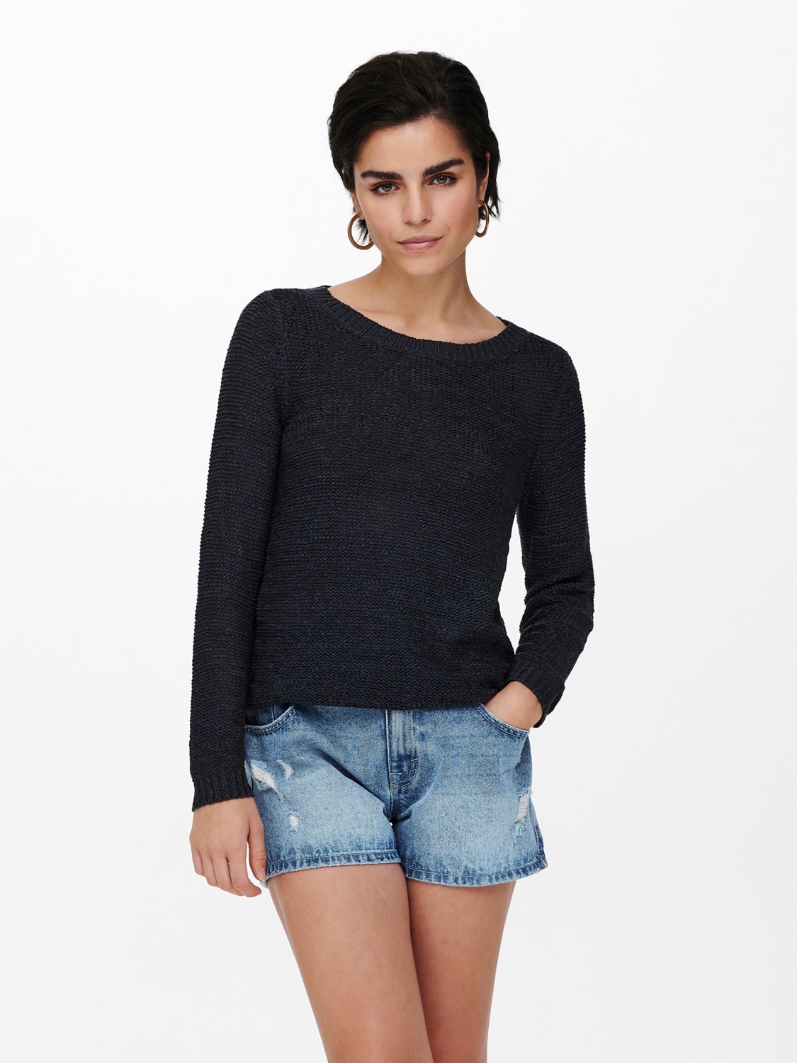 Texture Knitted Pullover