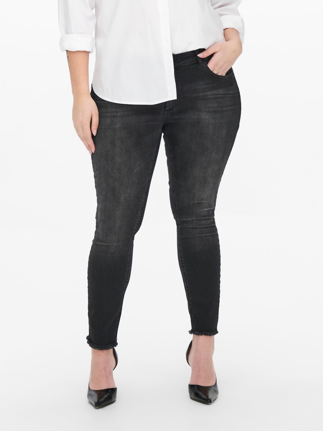 Curvy CARwilly reg ankle Skinny fit jeans