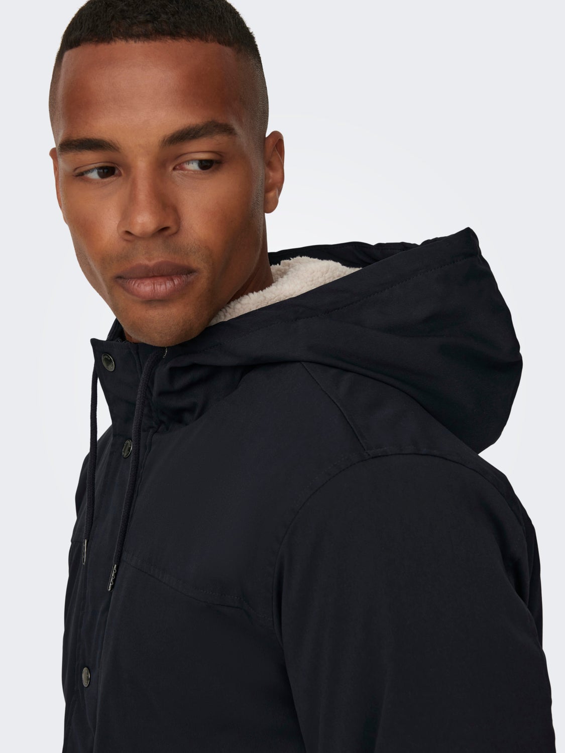 Hooded parka jacket
