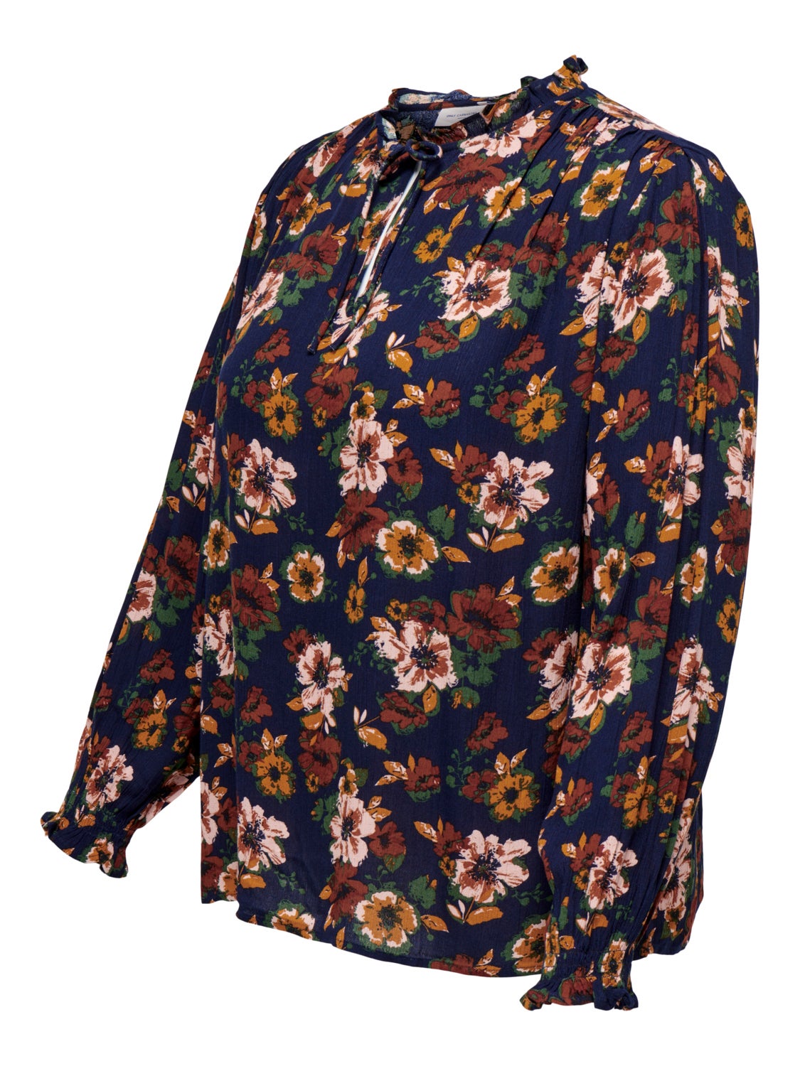 Curvy Flower Long Sleeved Top