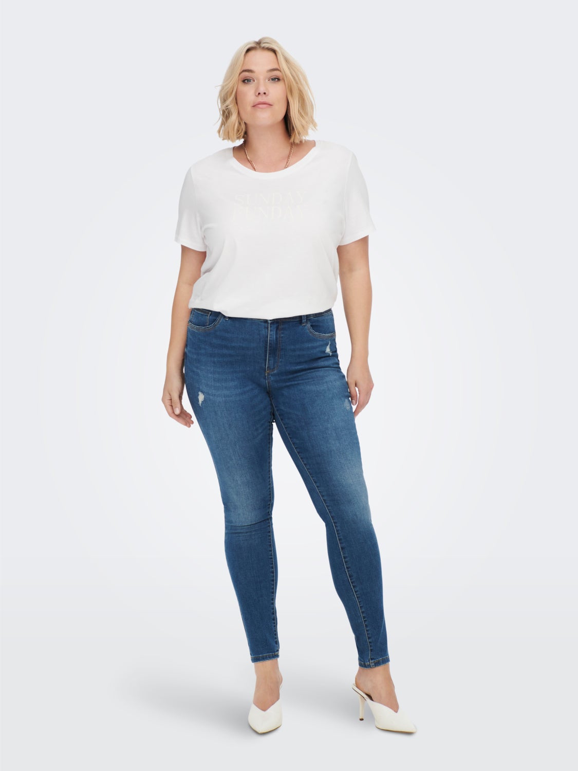 Curvy CARSally mid Skinny fit jeans