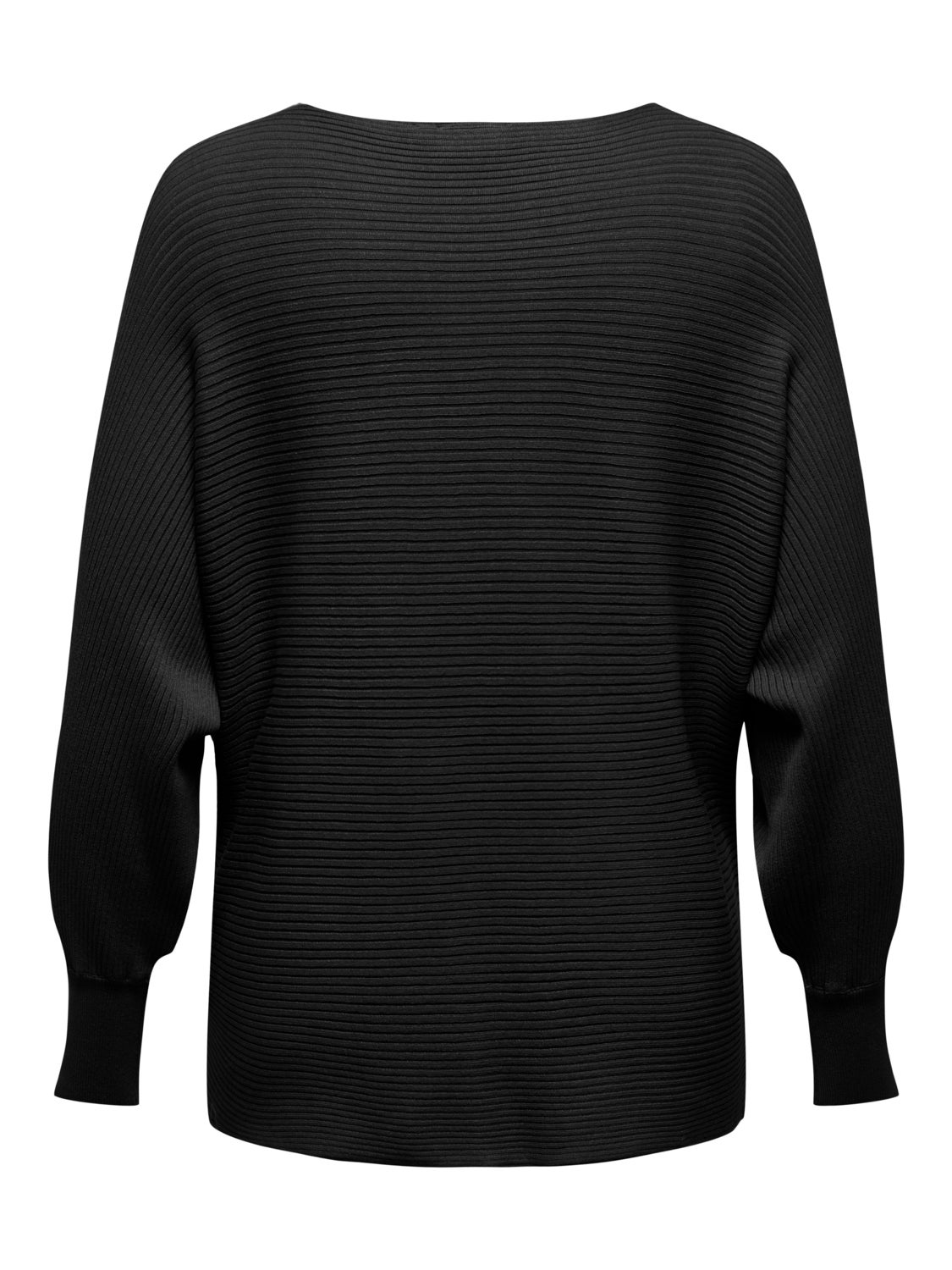 Curvy o-neck knitted pullover