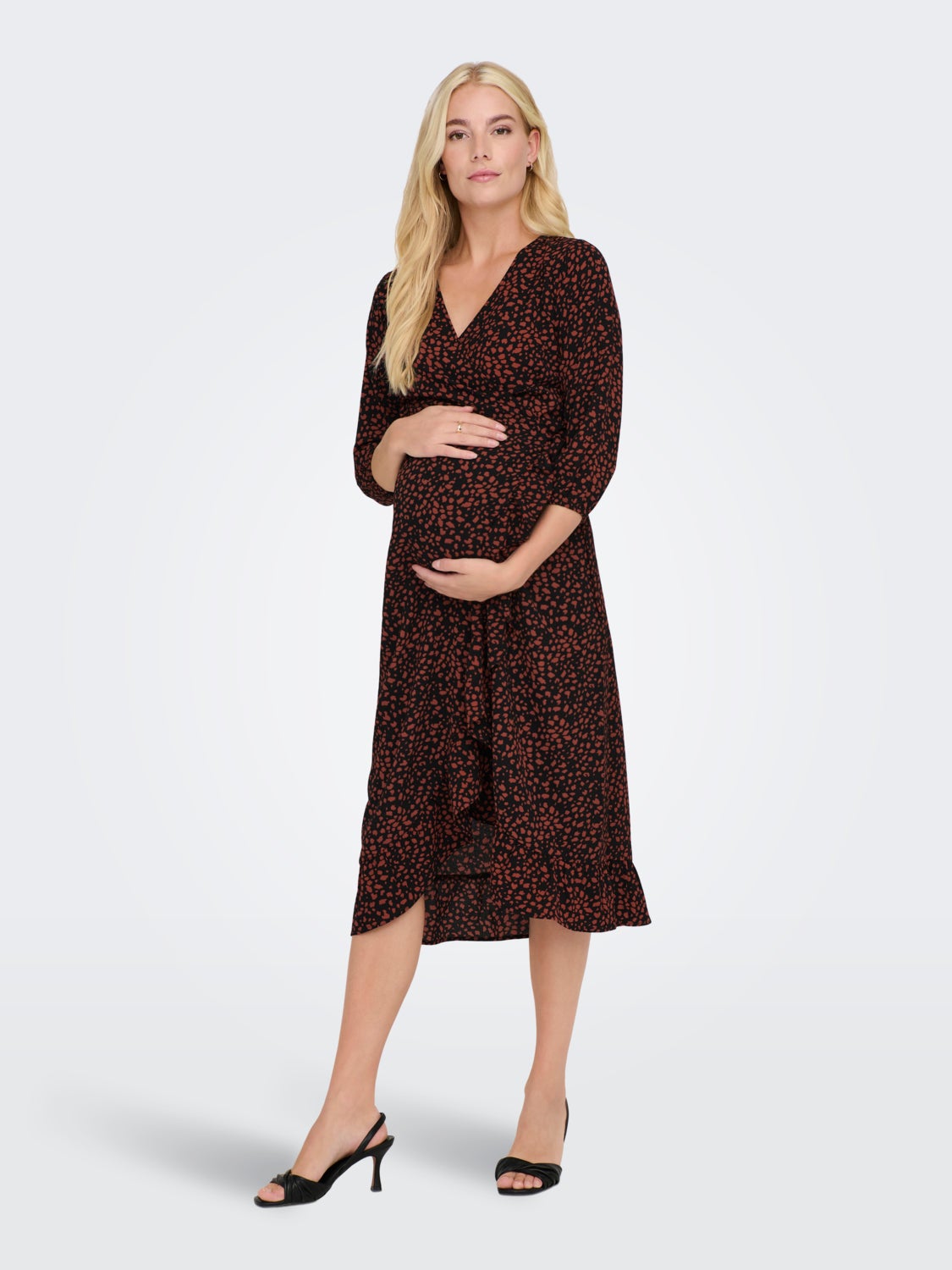 Mama wrap Midi dress