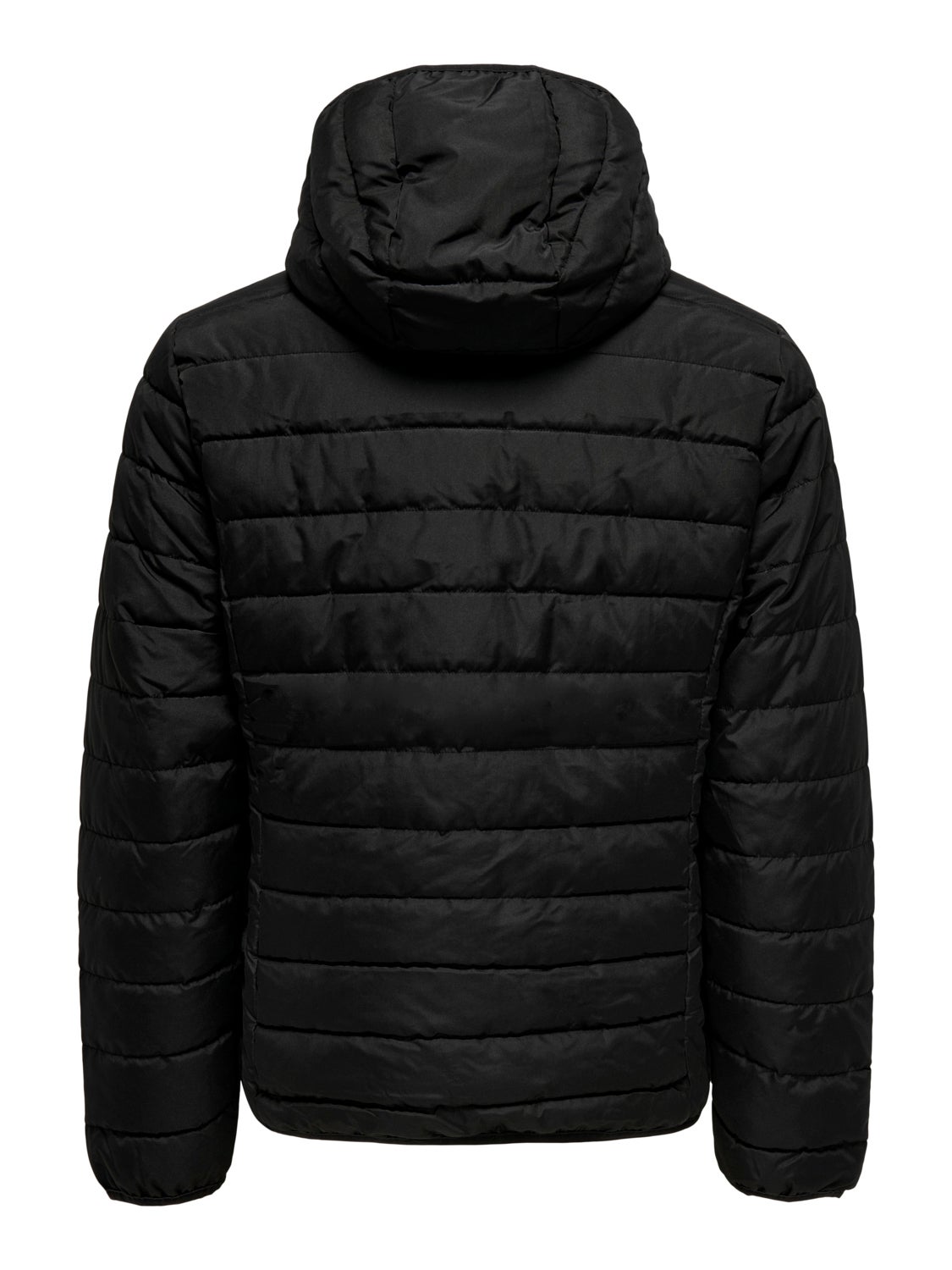 Quilted jacket with hood