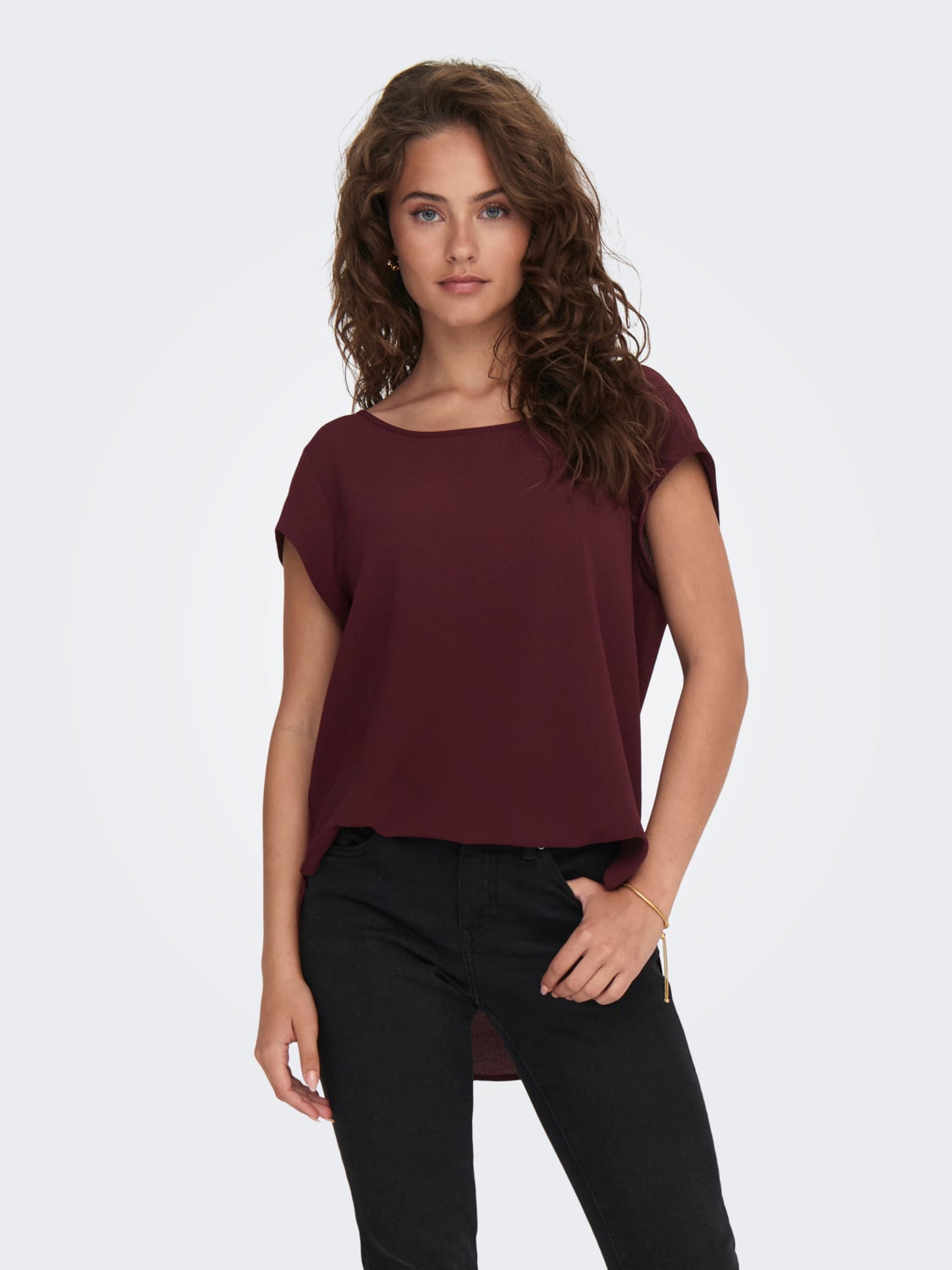 Loose Short Sleeved Top